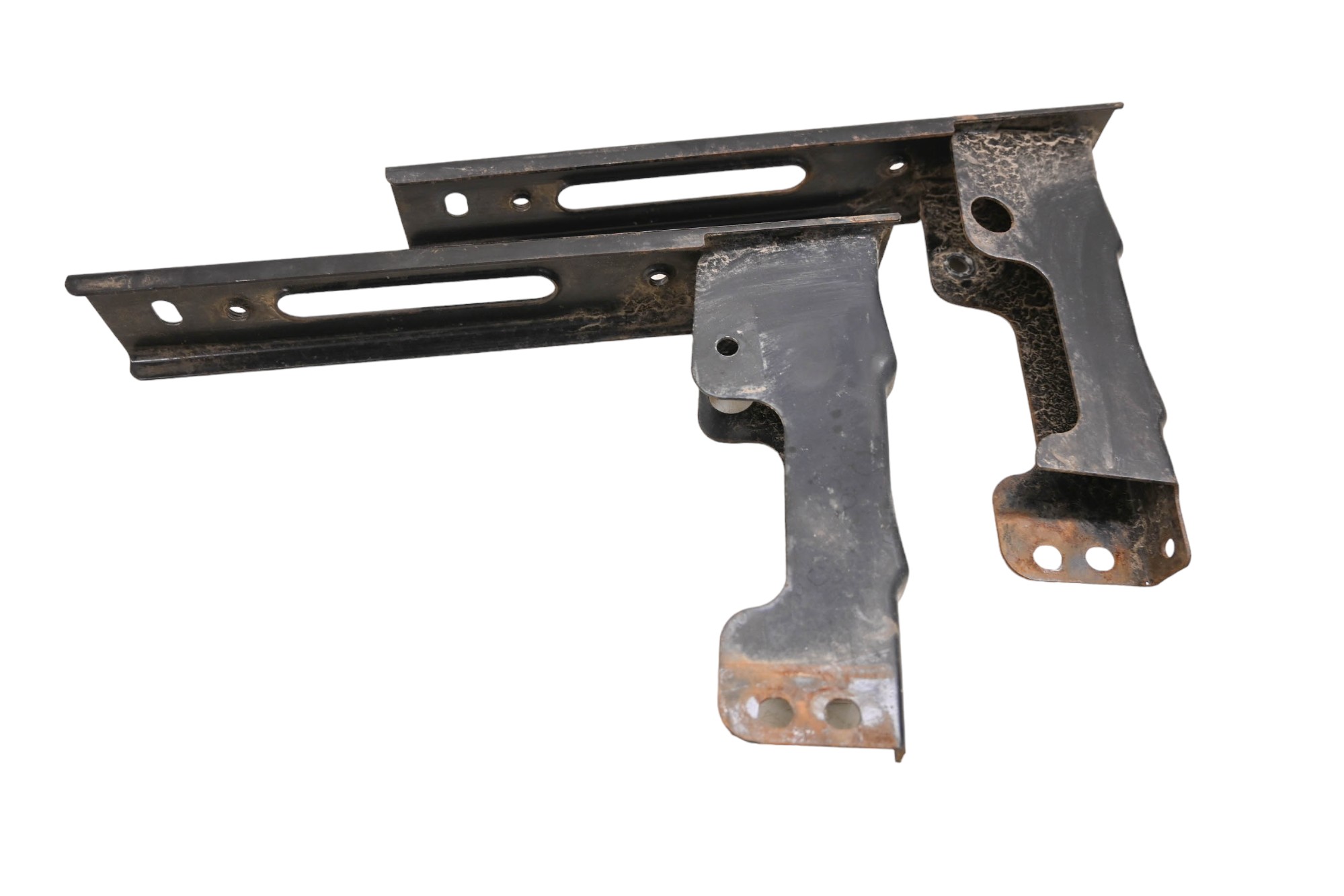 04 Polaris ATP 500 4x4 Front Storage Box Bracket Mounts Left & Right