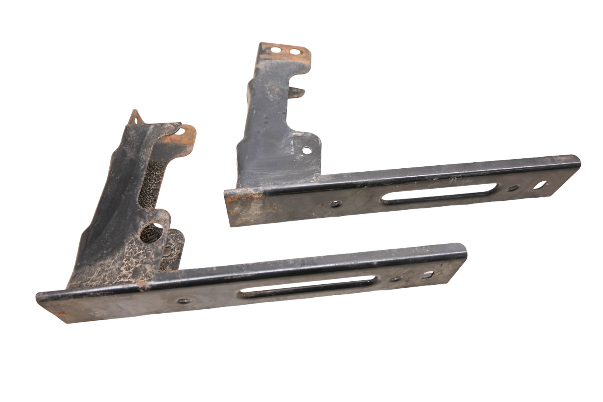 04 Polaris ATP 500 4x4 Front Storage Box Bracket Mounts Left & Right