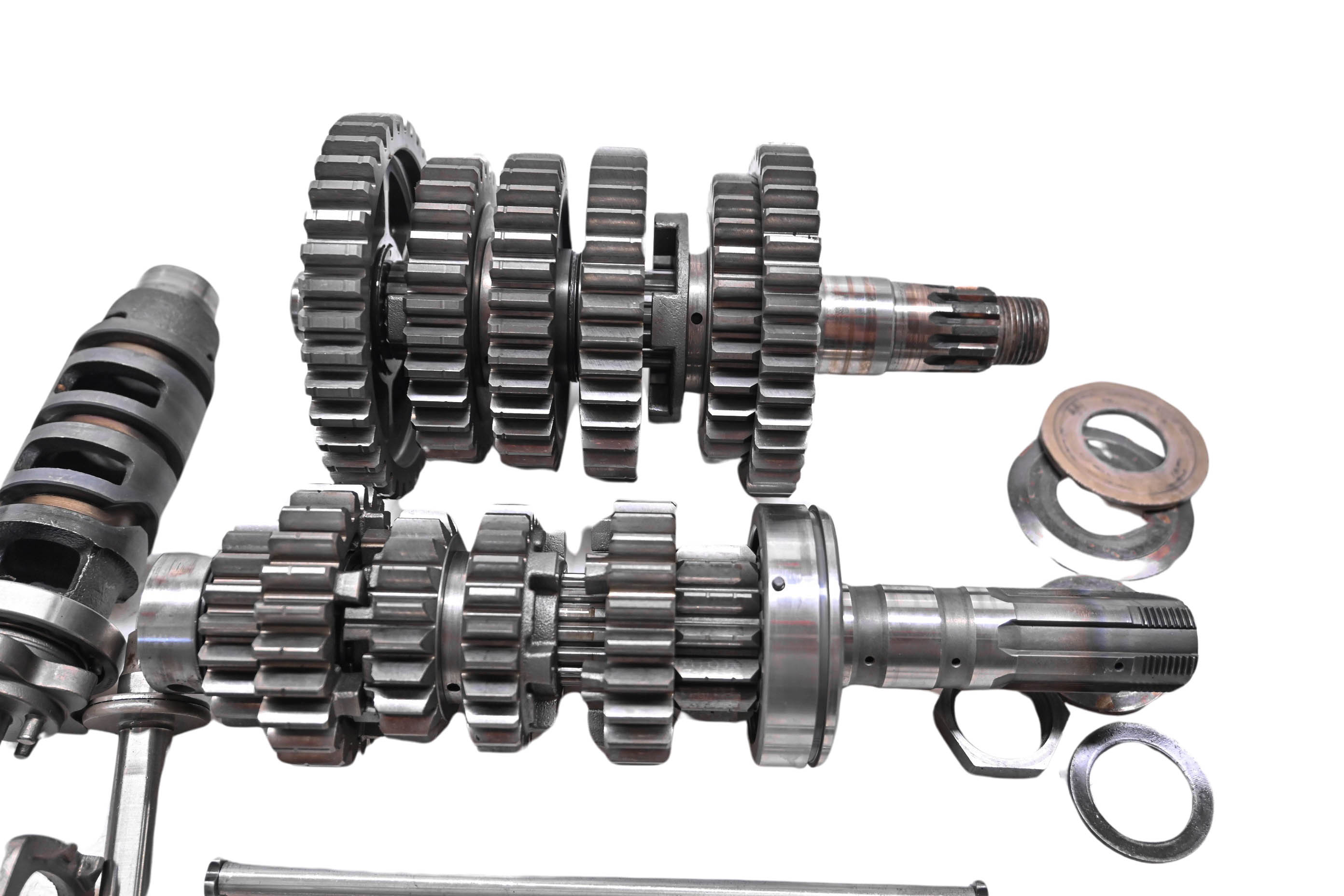 11 Suzuki GSXR750 Transmission Shift Forks & Drum