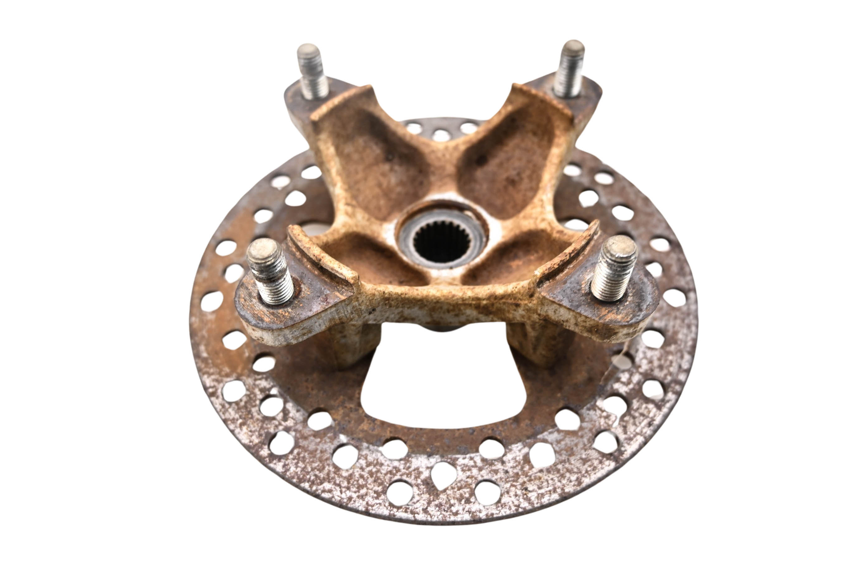 03 Kawasaki Prairie 650 4x4 Front Wheel Hub & Rotor Left Right KVF650