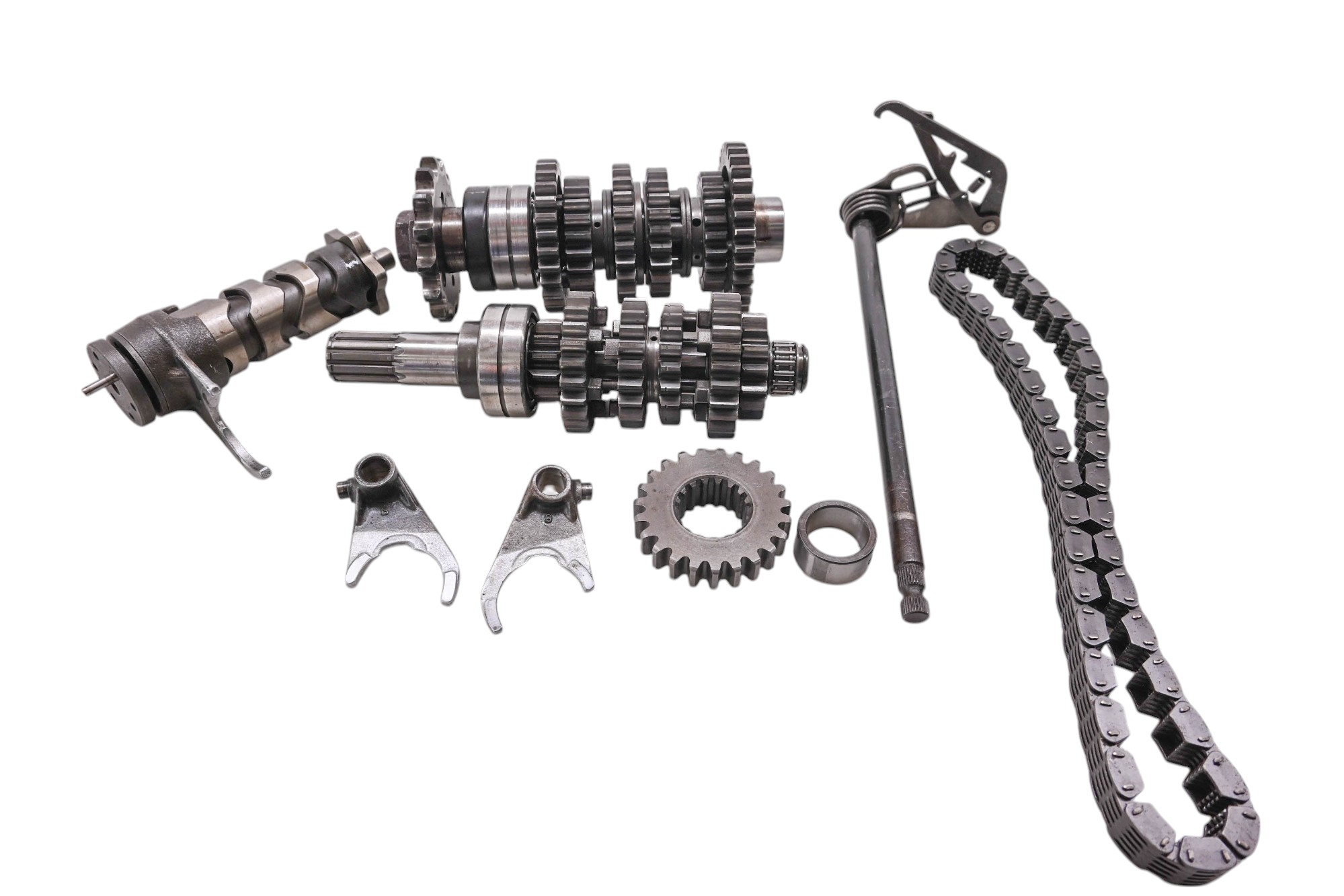 81 Kawasaki KZ440 Transmission Shift Forks & Drum