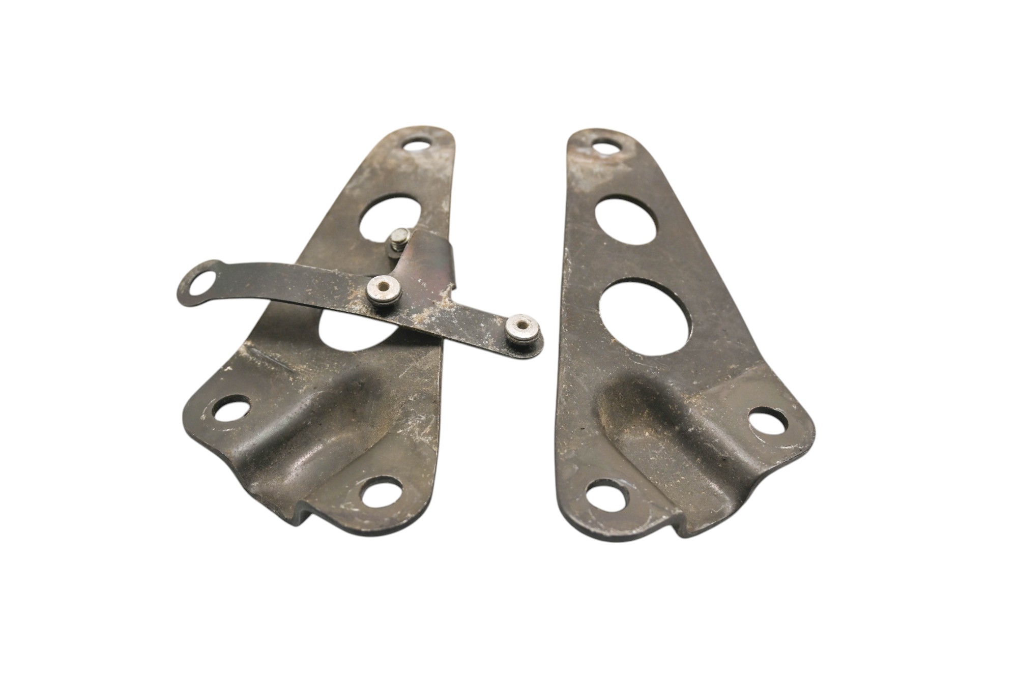 99 Honda Nighthawk 250 Engine Hanger Plates Brackets Left & Right CB250
