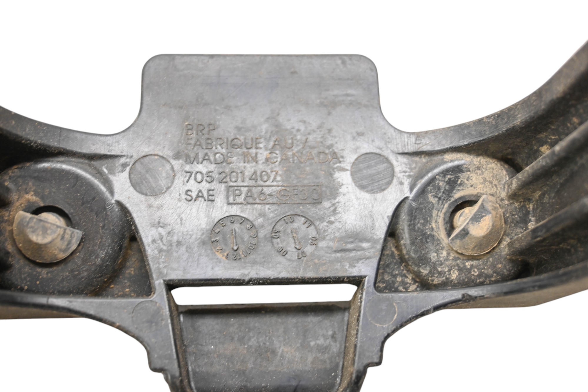 08 Can-Am DS450 2x4 Seat Guide Bracket Mount