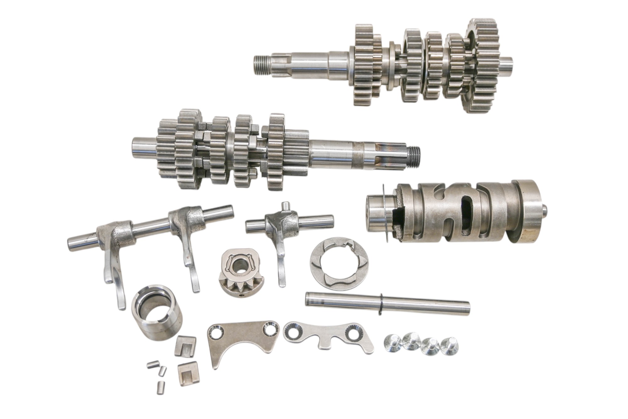17 Hyosung GD250R Transmission Shift Forks & Drum
