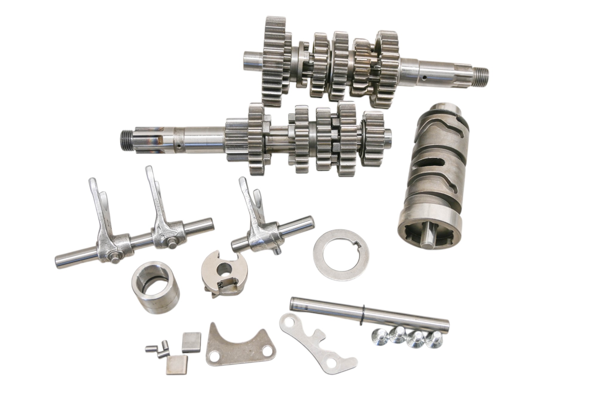 17 Hyosung GD250R Transmission Shift Forks & Drum