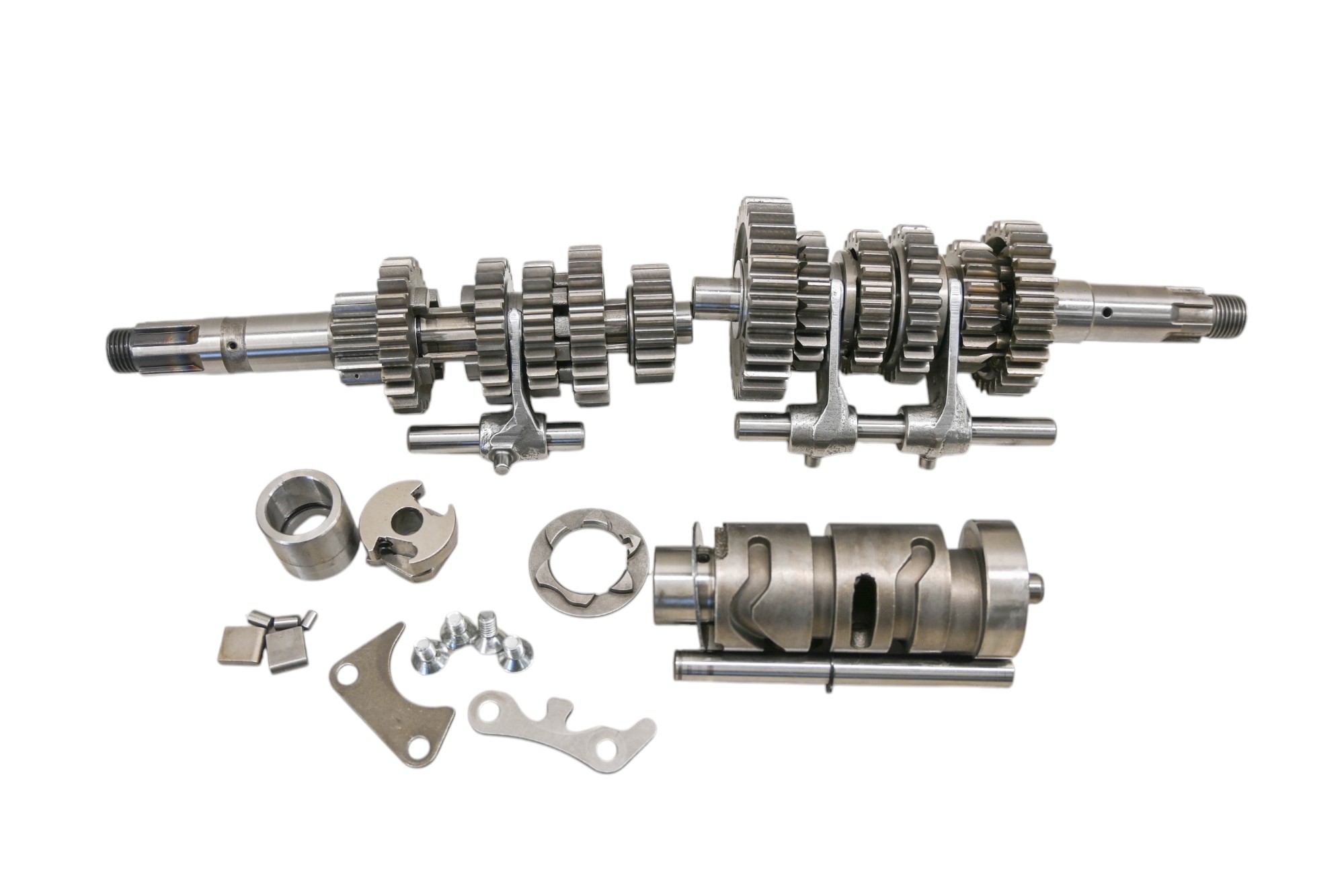 17 Hyosung GD250R Transmission Shift Forks & Drum