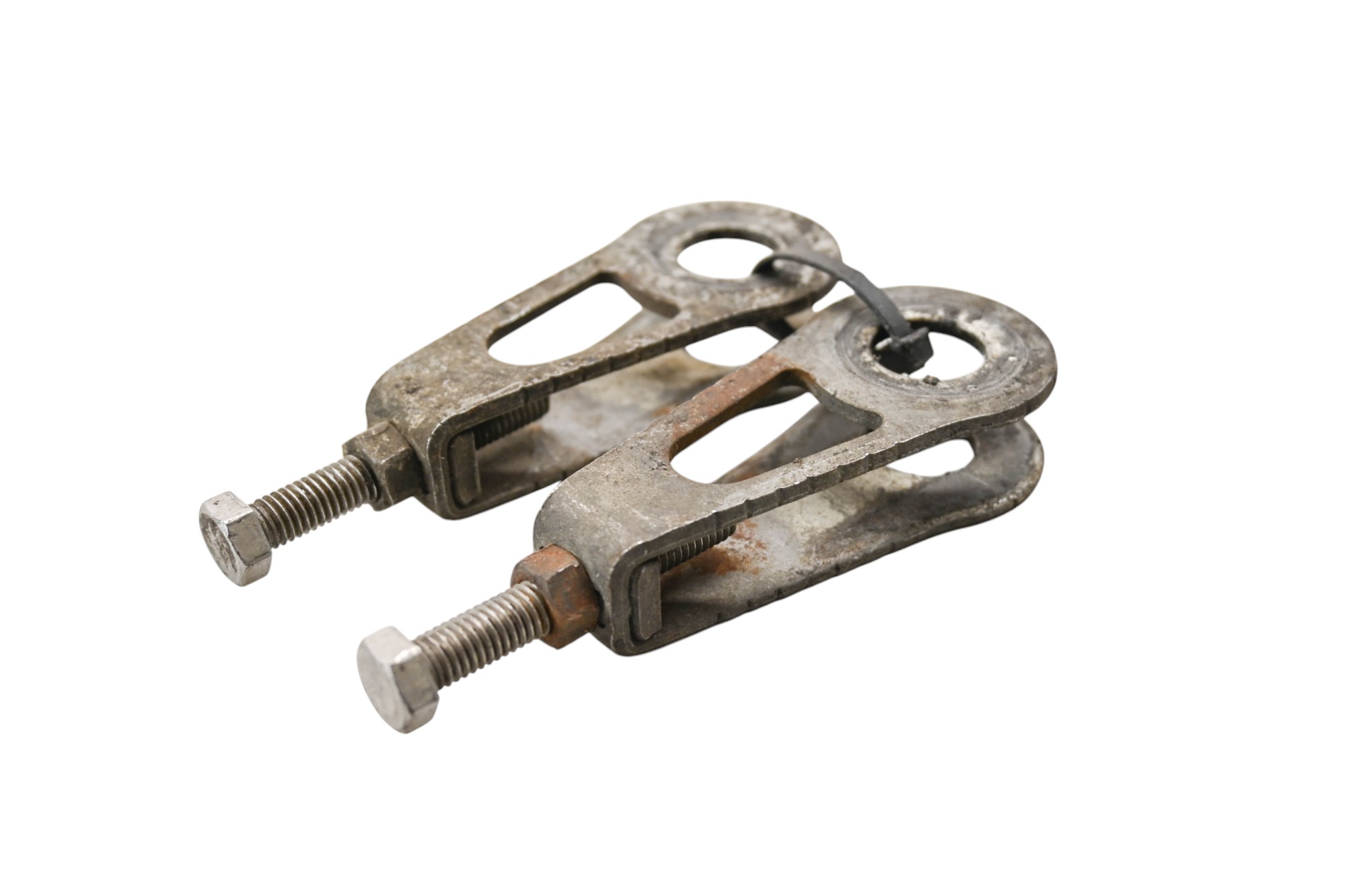 85 Honda Interceptor 500 Rear Drive Chain Adjusters VF500