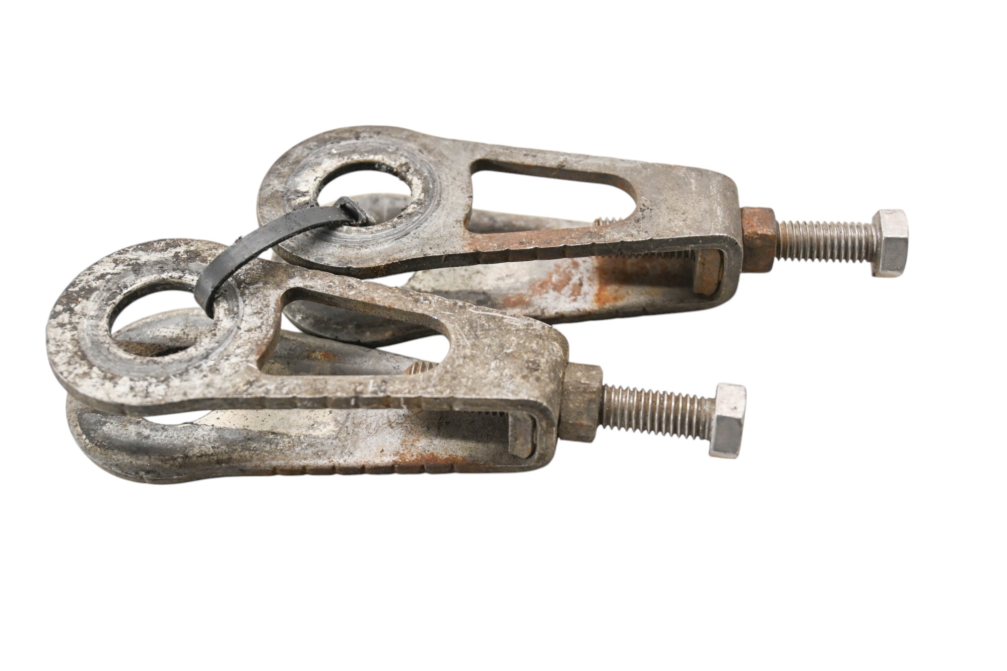 85 Honda Interceptor 500 Rear Drive Chain Adjusters VF500