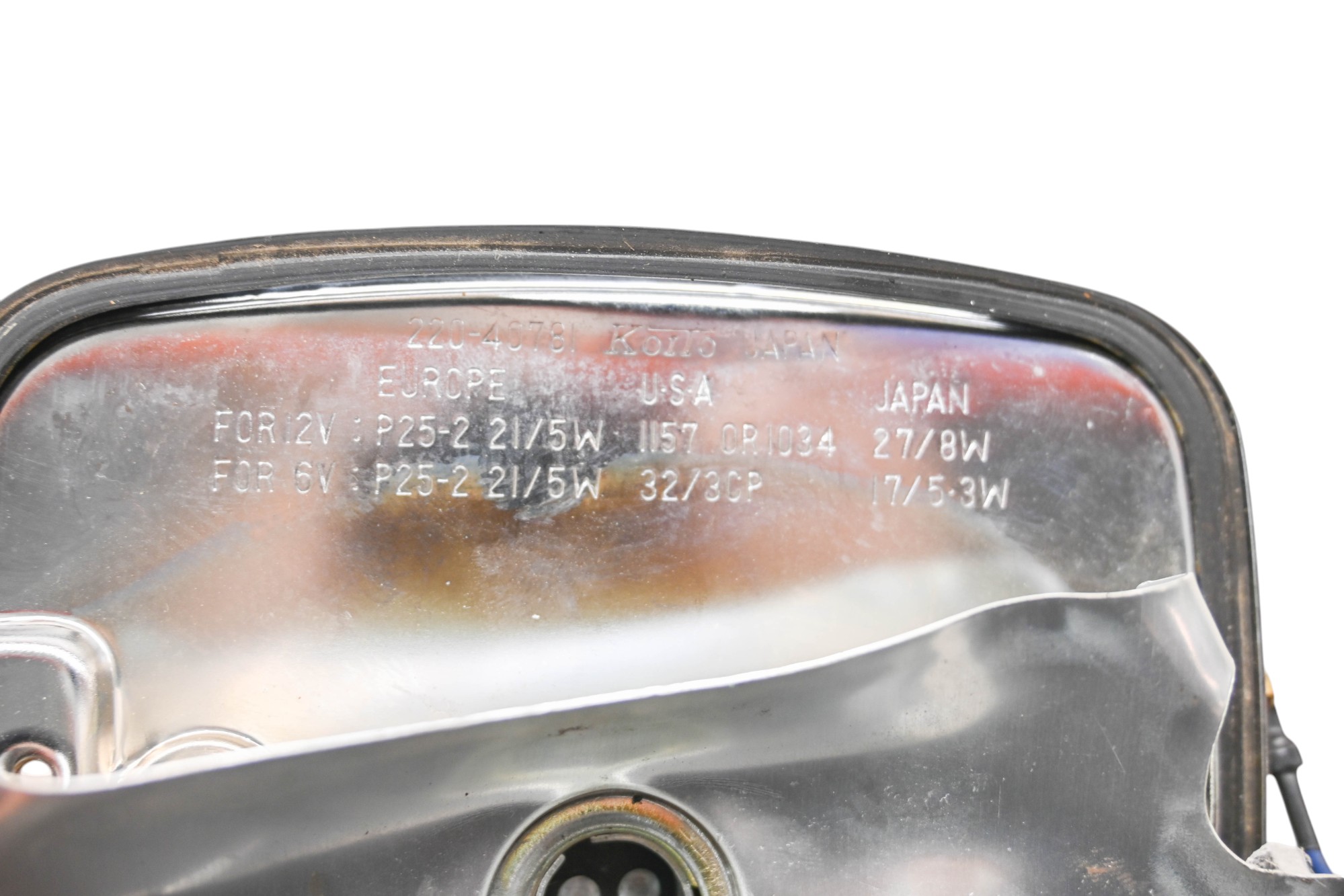 81 Kawasaki KZ440 Tail Brake Light Housing