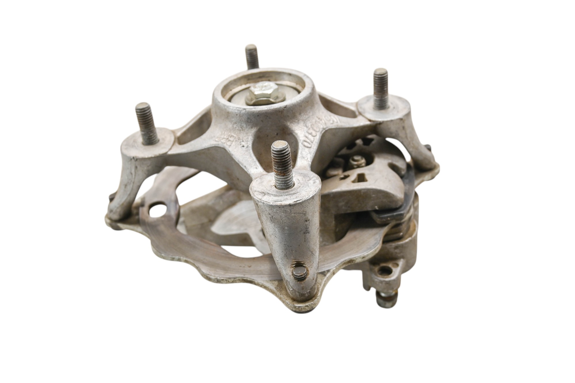 08 Can-Am DS450 2x4 Front Right Wheel Hub Knuckle & Caliper