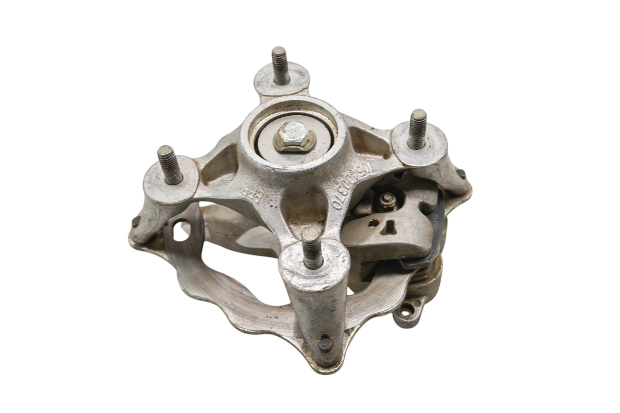 08 Can-Am DS450 2x4 Front Right Wheel Hub Knuckle & Caliper