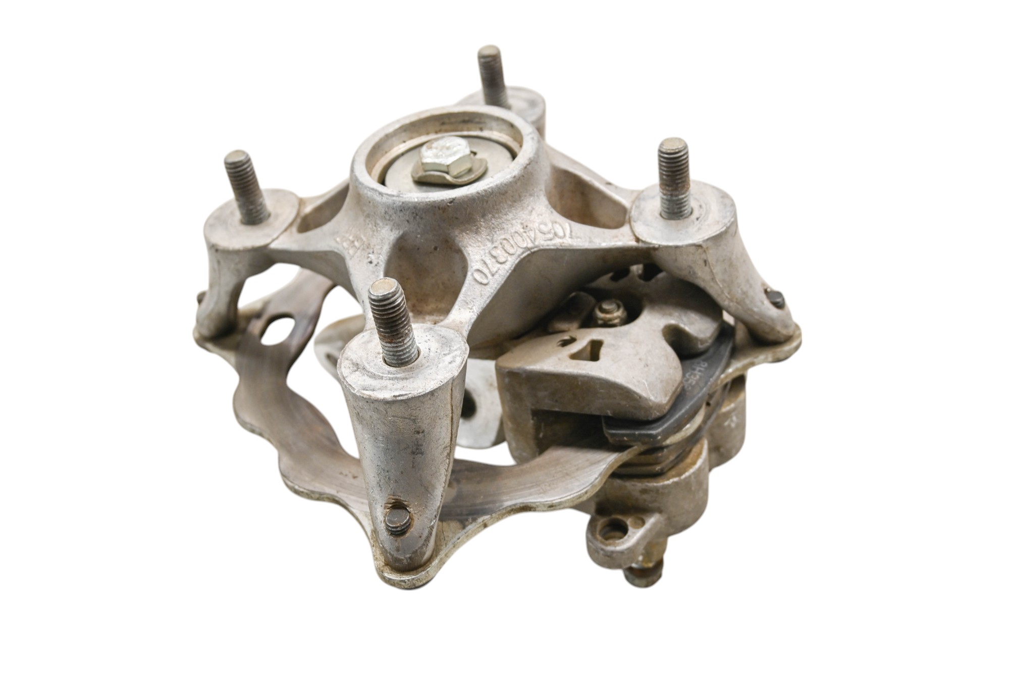 08 Can-Am DS450 2x4 Front Right Wheel Hub Knuckle & Caliper