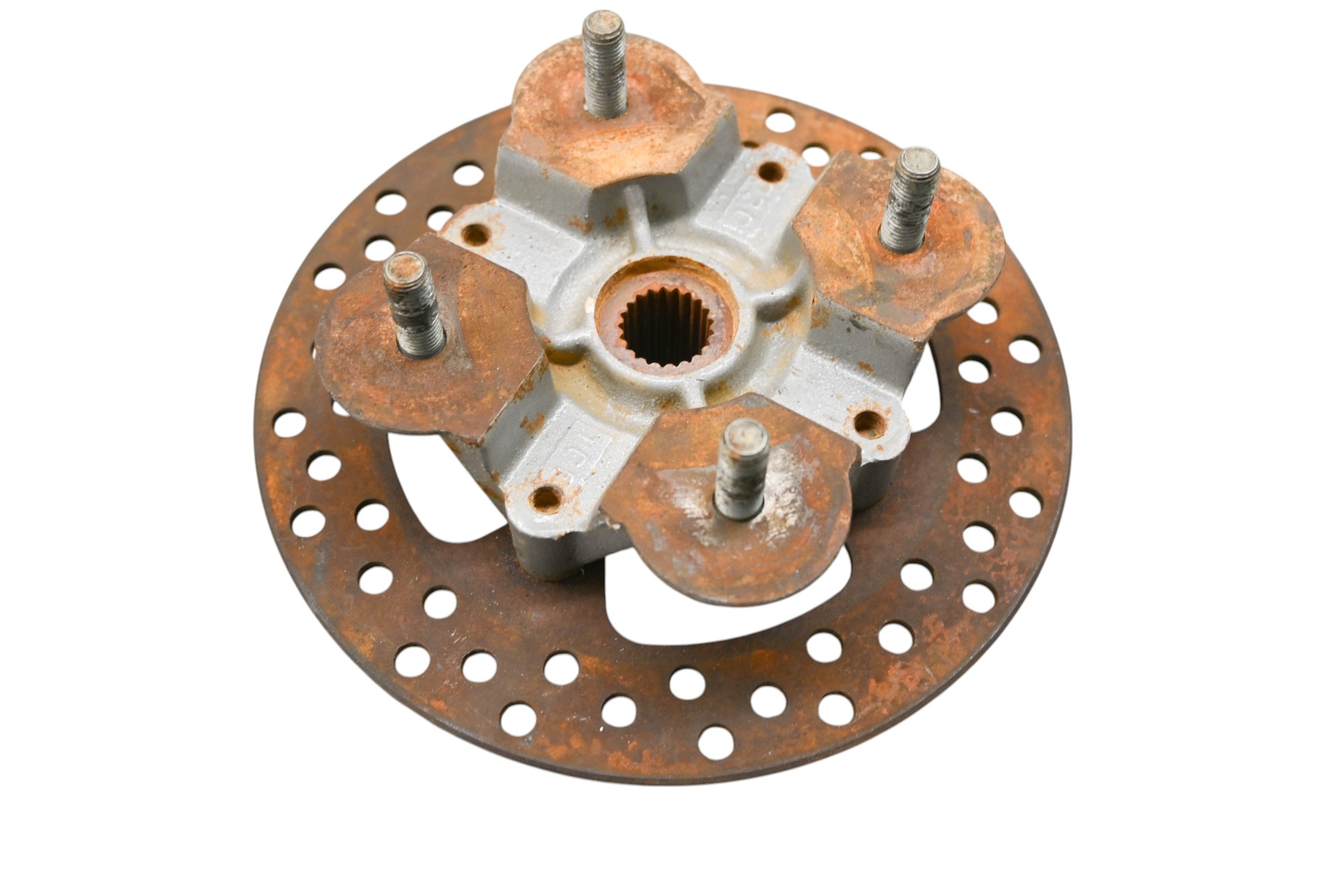 05 Kawasaki Brute Force 750 4x4i Front Wheel Hub & Rotor Left Right KVF750