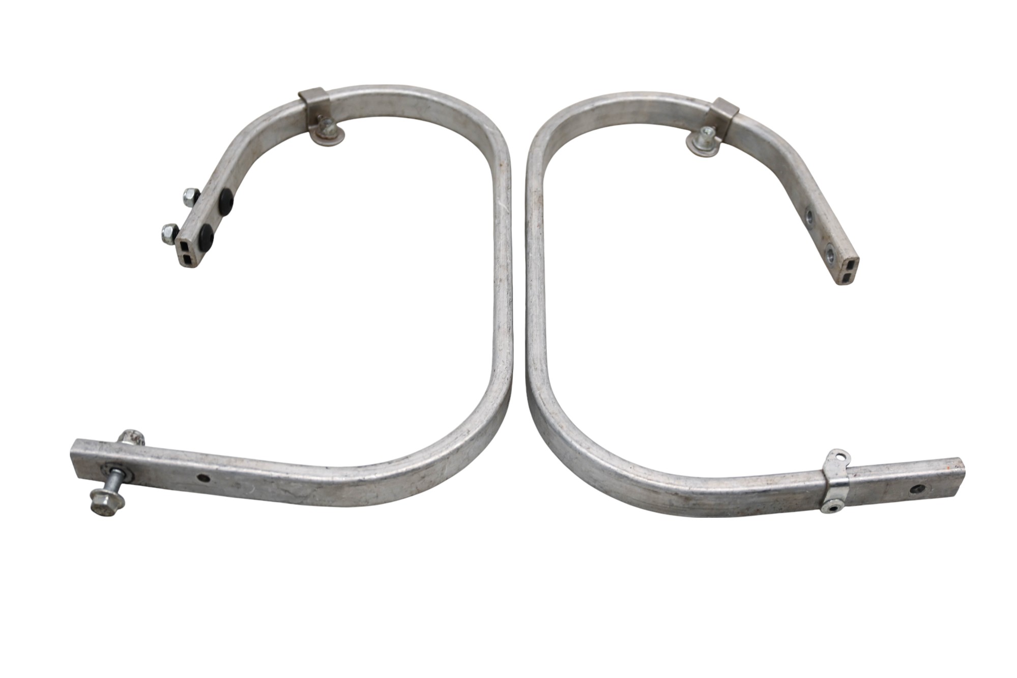 13 Can-Am DS450 Heel Guard Mounting Brackets Left & Right