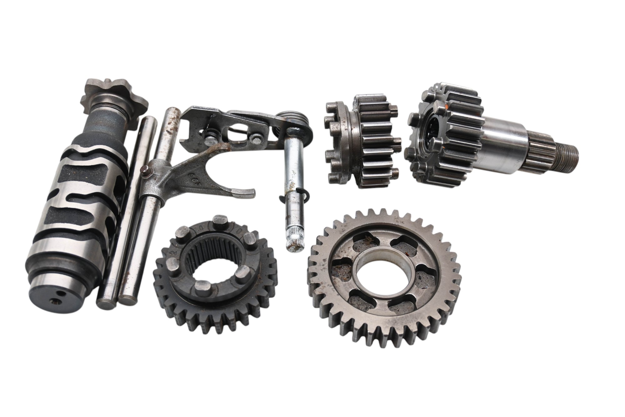 06 Victory Kingpin Transmission Shift Forks & Drum