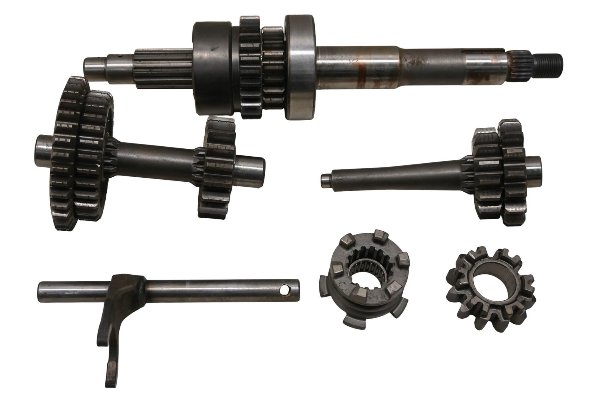 03 Kawasaki Prairie 650 Transmission Shift Forks & Drum KVF650