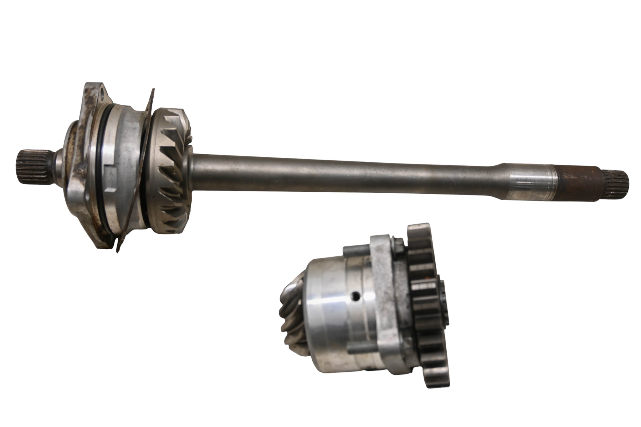 03 Kawasaki Prairie 650 Transmission Bevel Gears Output Shaft KVF650