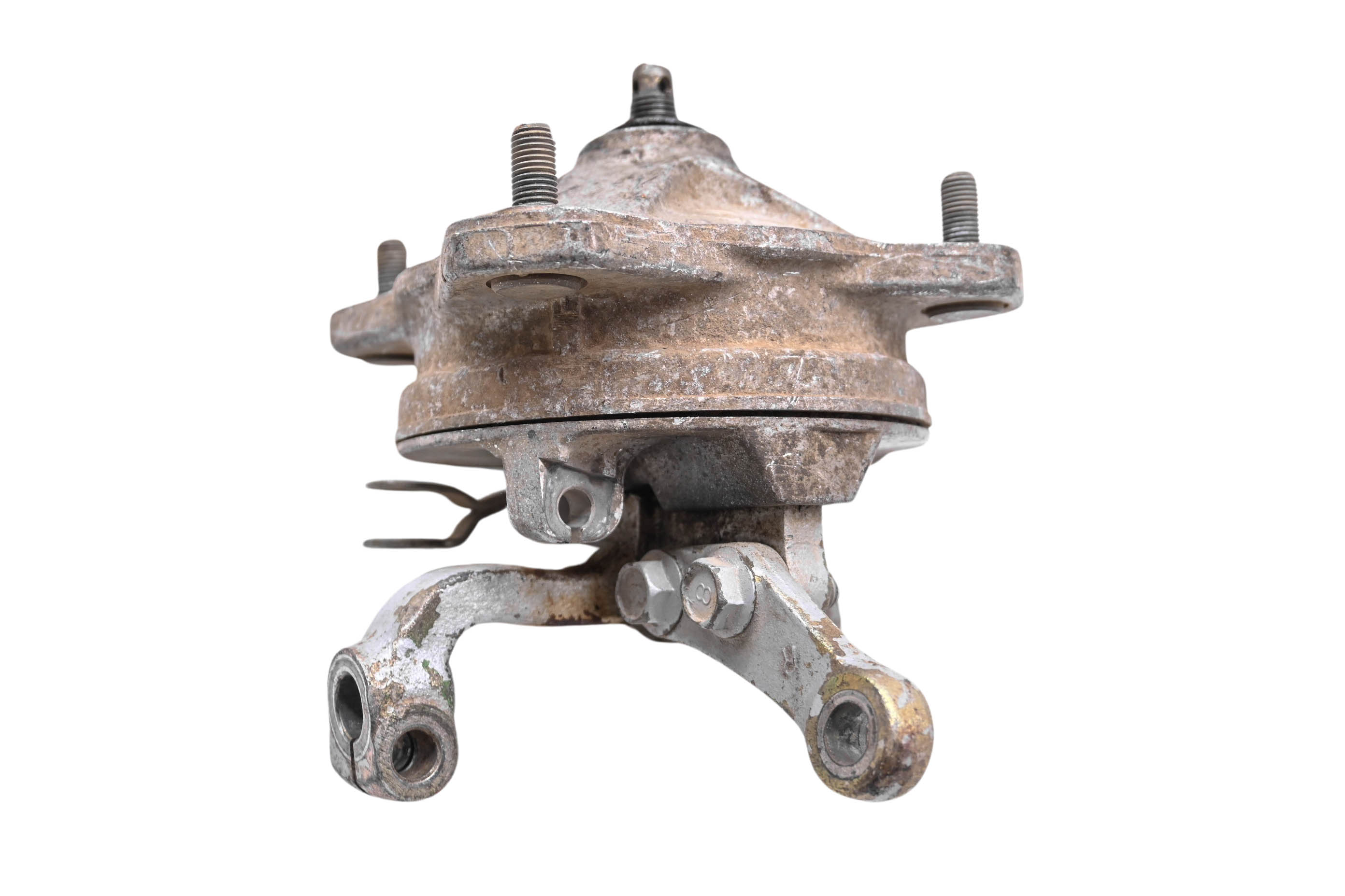 00 Yamaha Blaster 200 2x4 Front Right Brake Drum & Knuckle Assembly YSF200