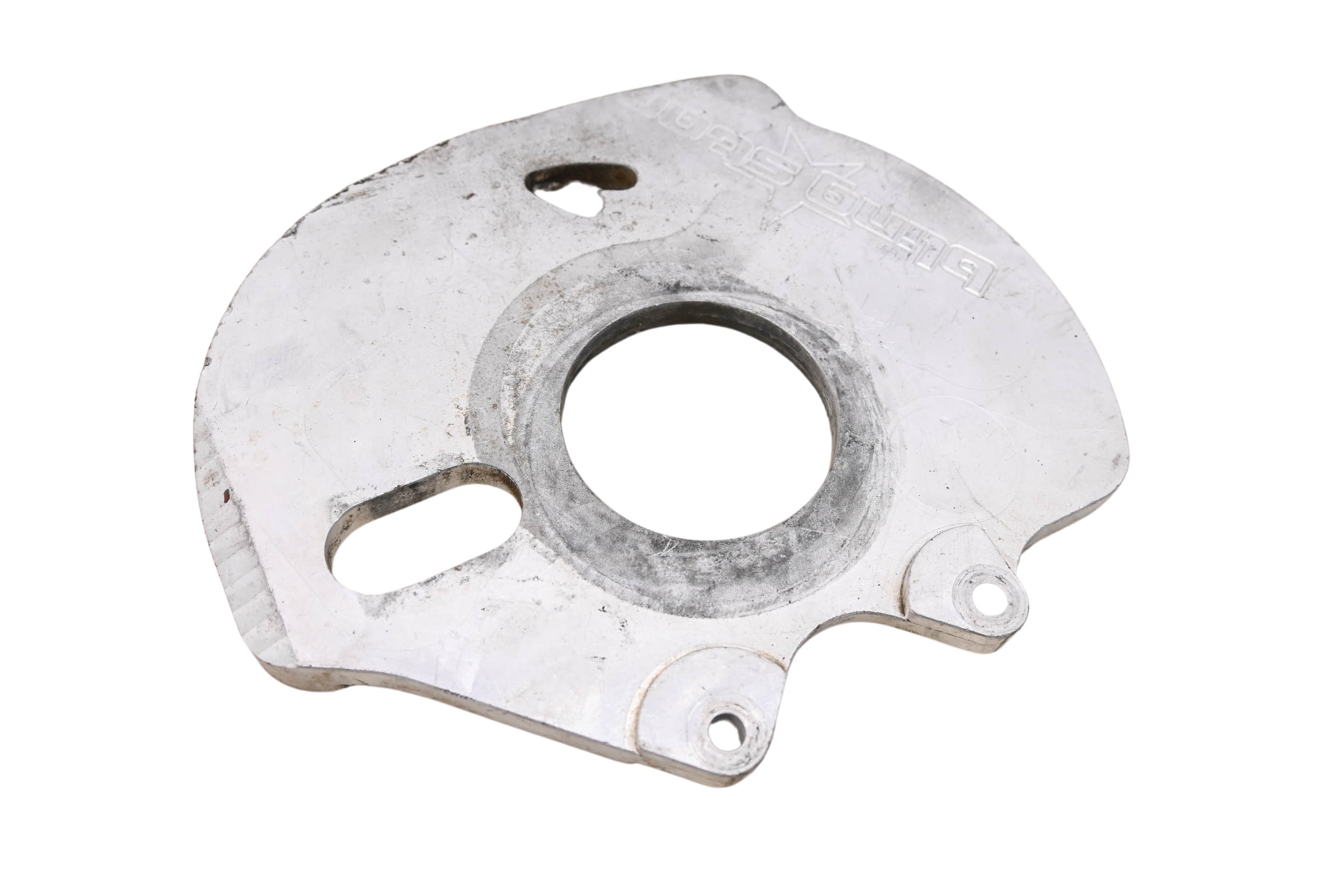 08 Can-Am DS450 Rear Brake Caliper Mounting Bracket Rotor Guard Blingstar