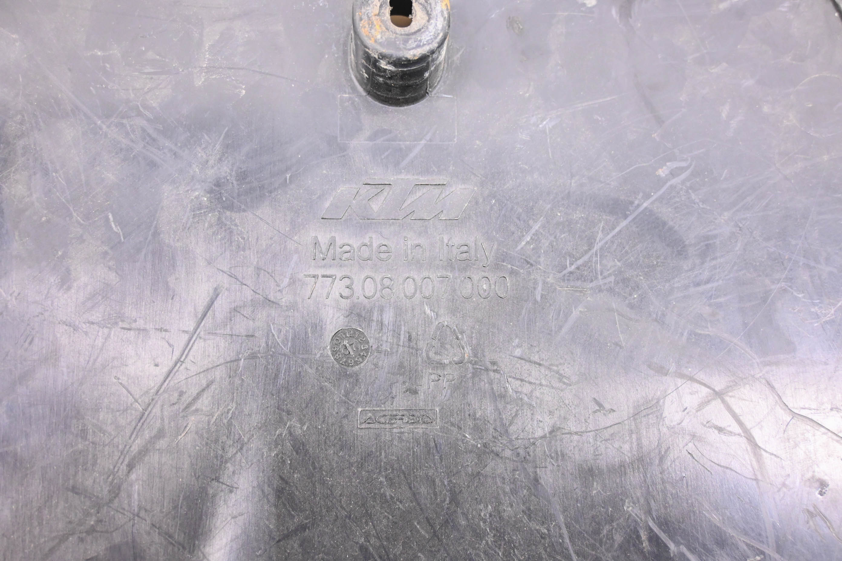 07 KTM 450 SXF Front Number Plate Cover