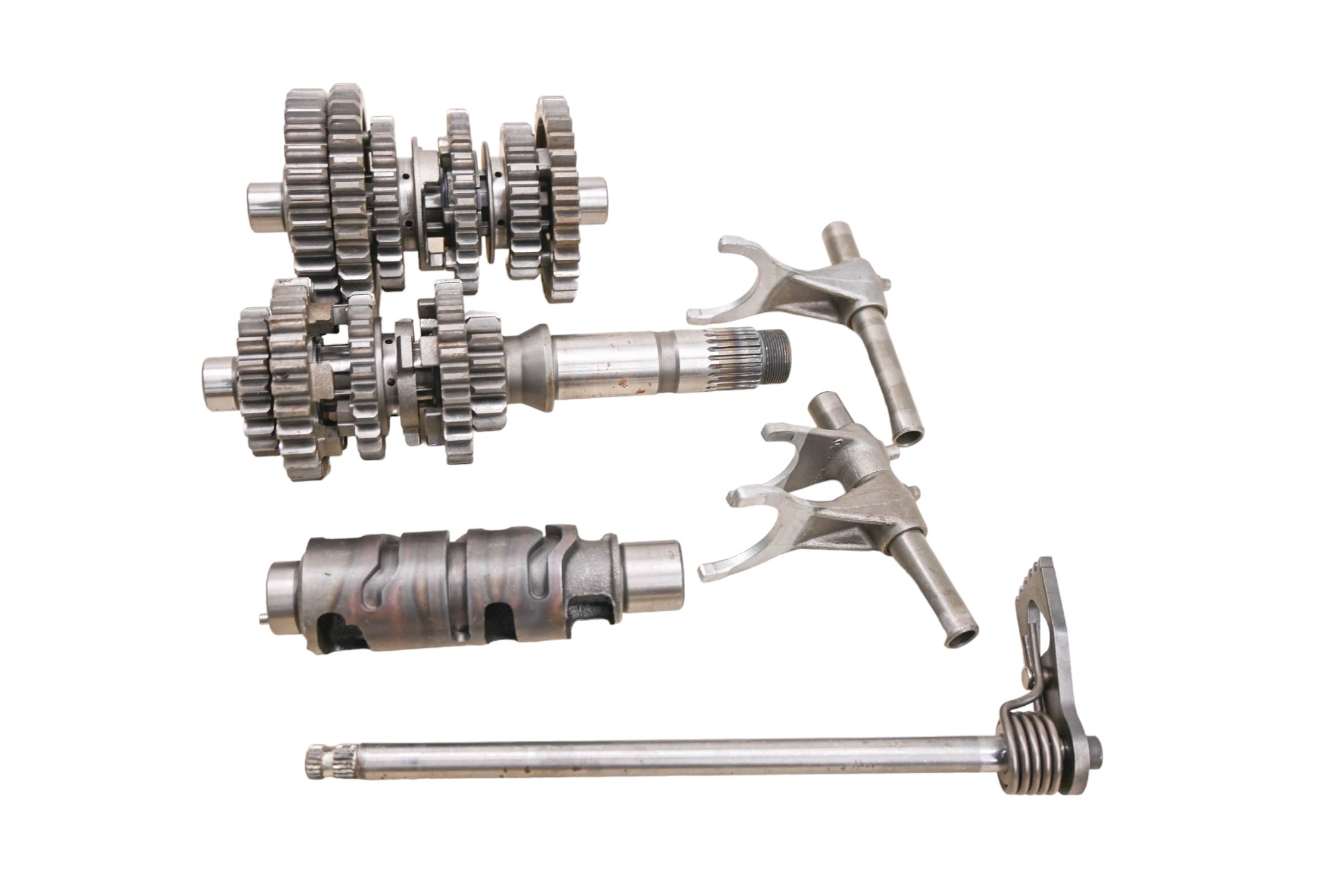 95 Suzuki Intruder VS800 Transmission Shift Forks & Drum