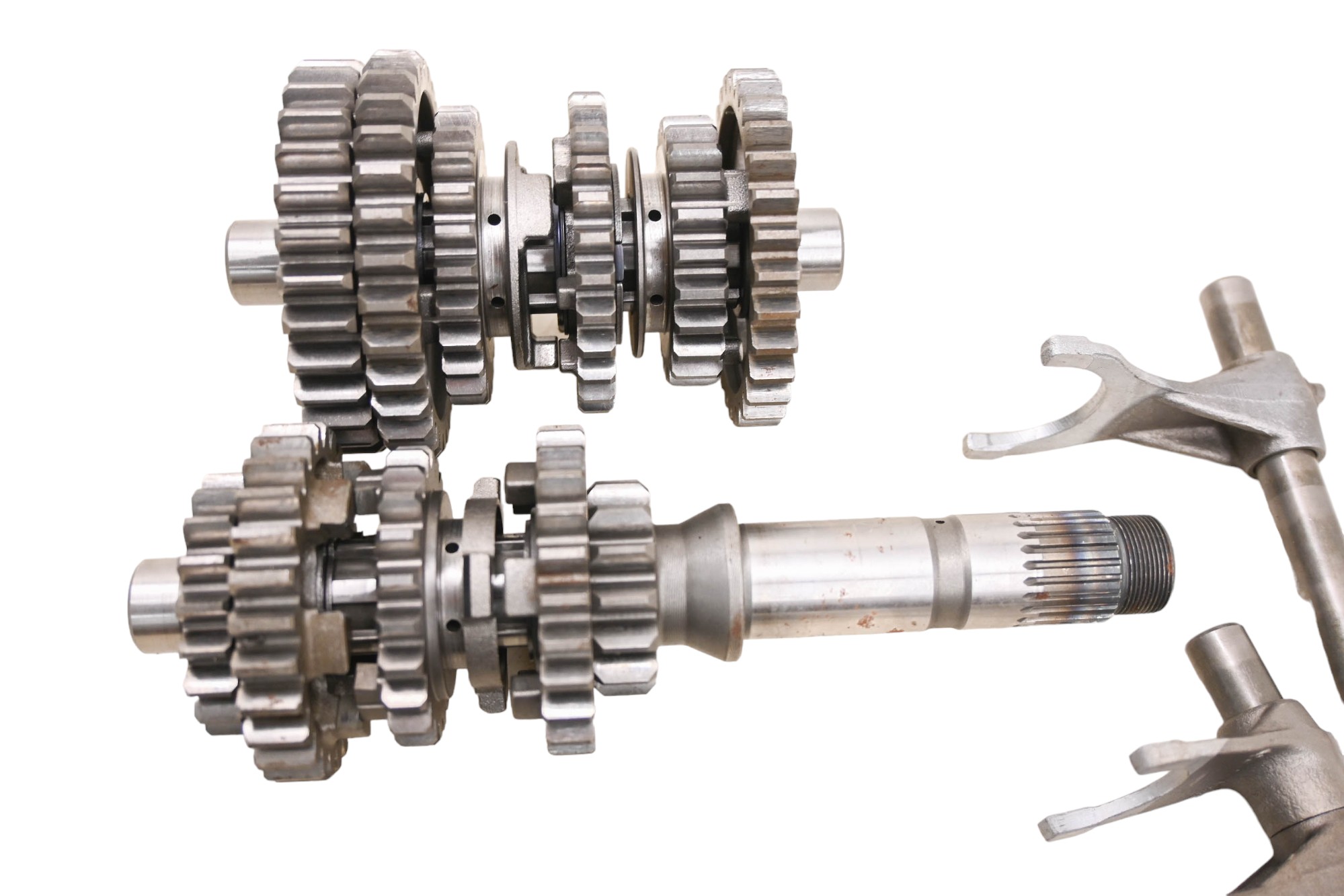 95 Suzuki Intruder VS800 Transmission Shift Forks & Drum