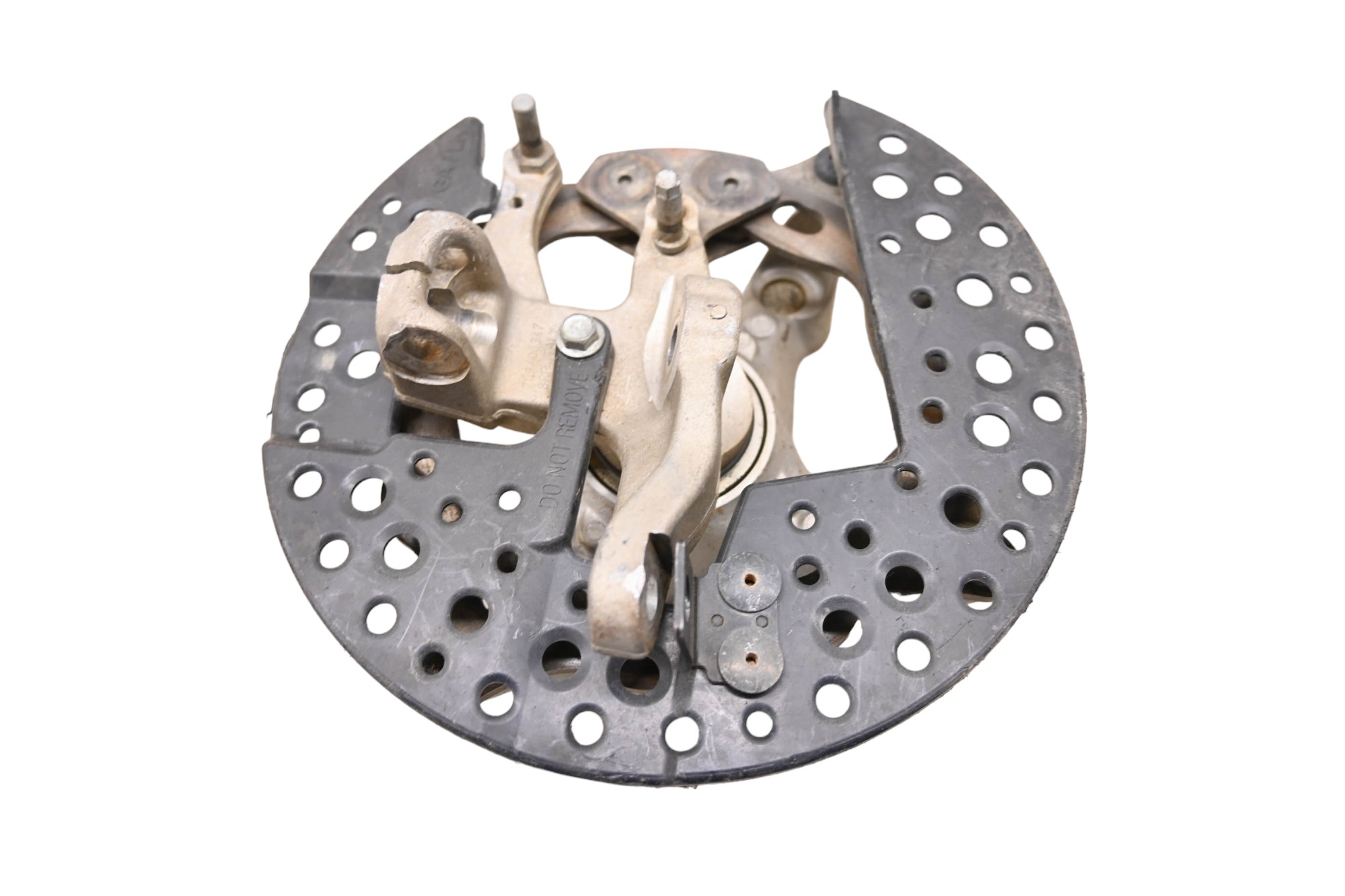 08 Can-Am DS450 Spindle Wheel Hub Knuckle Front Left