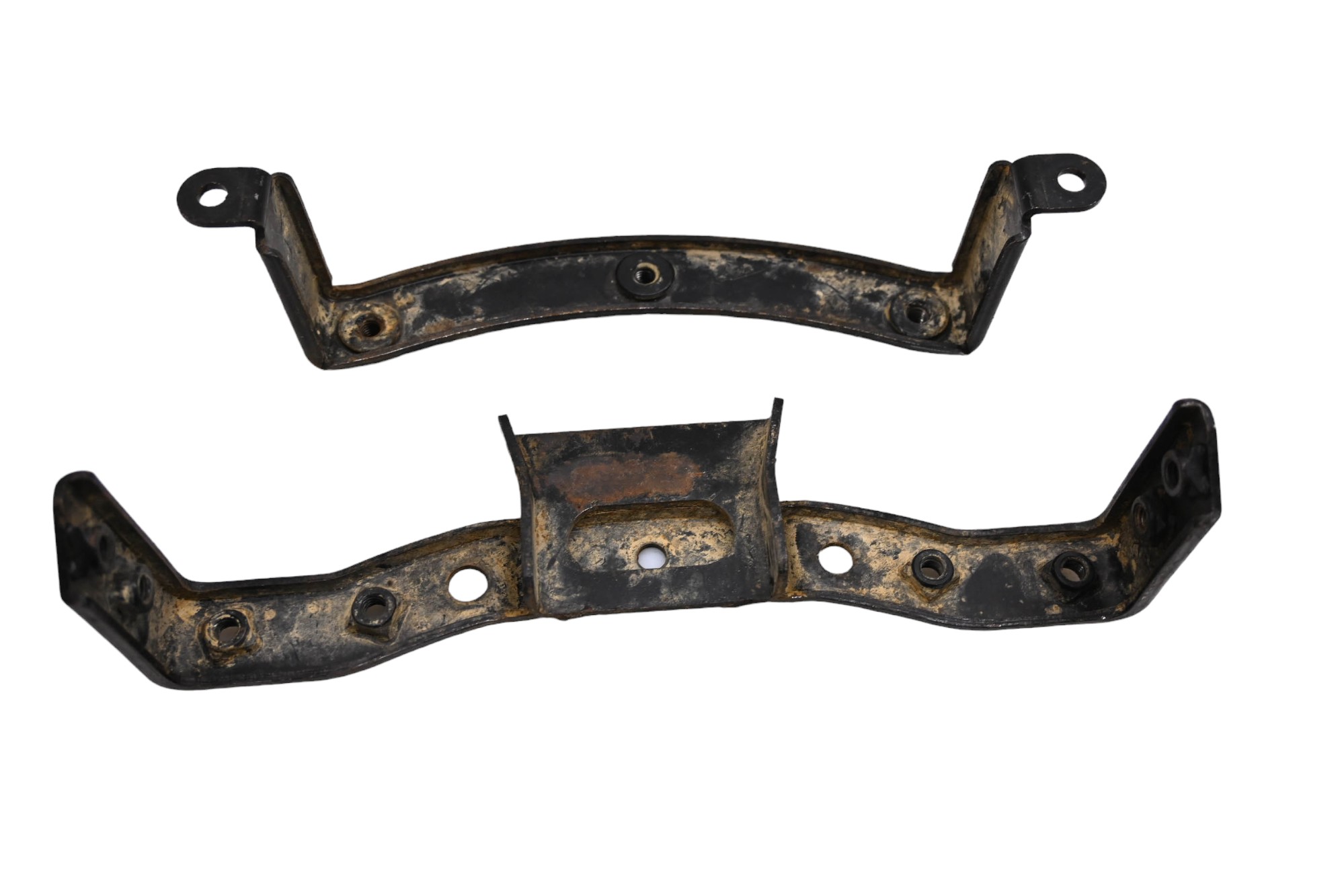 06 Can-Am DS250 Fuel Tank Straps Brackets