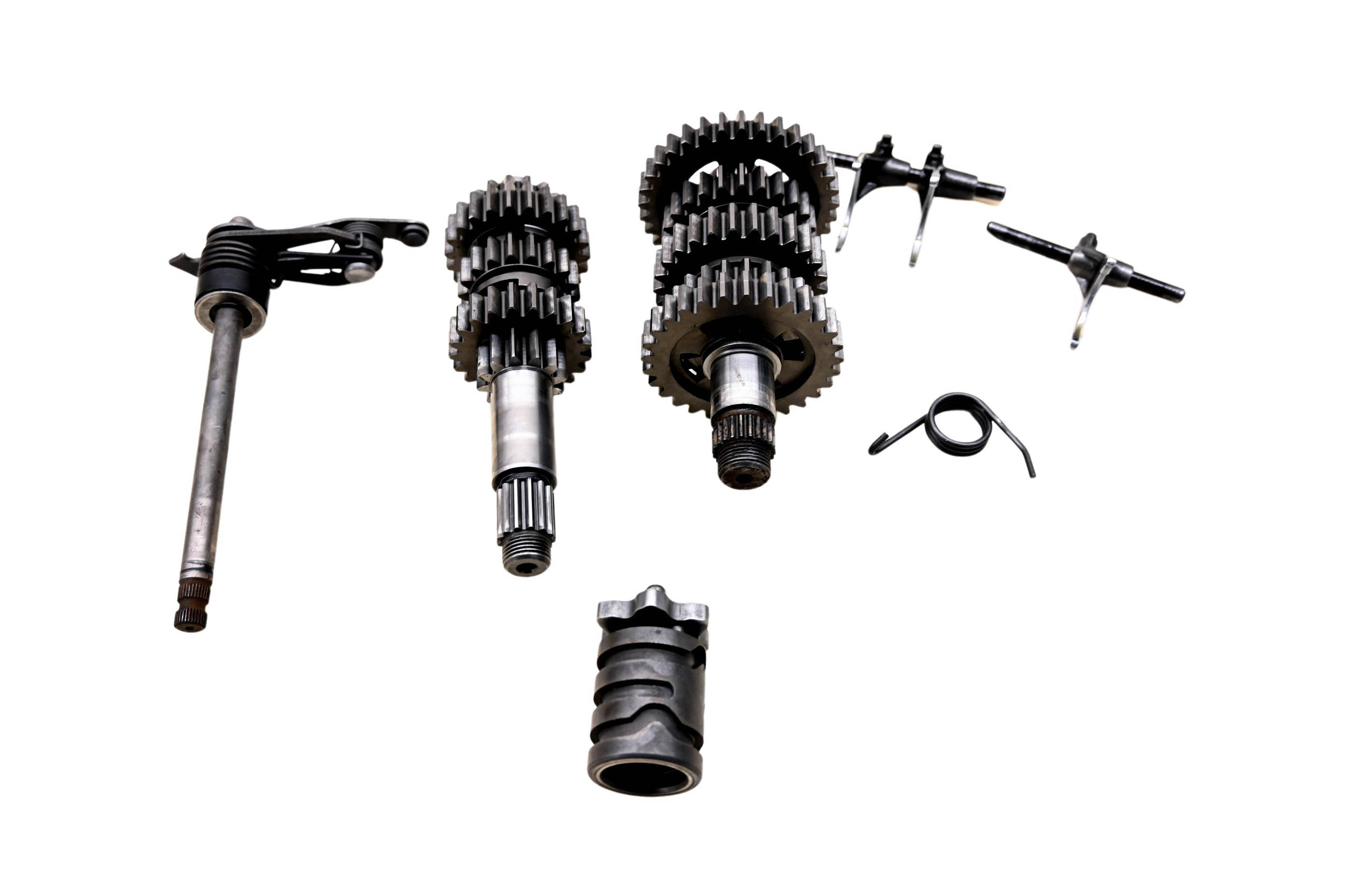 02 Can-Am DS650 Transmission Shift Forks & Drum Bombardier