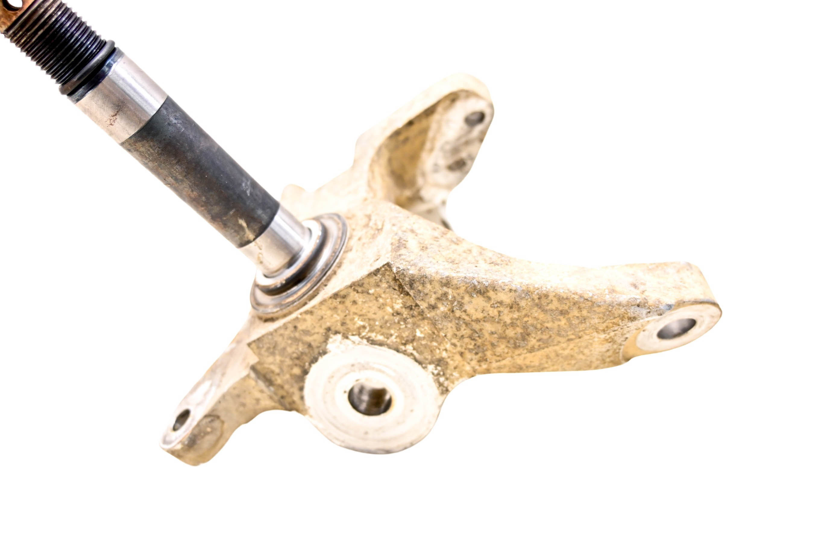 02 Can-Am DS650 Front Left Spindle Knuckle Bombardier