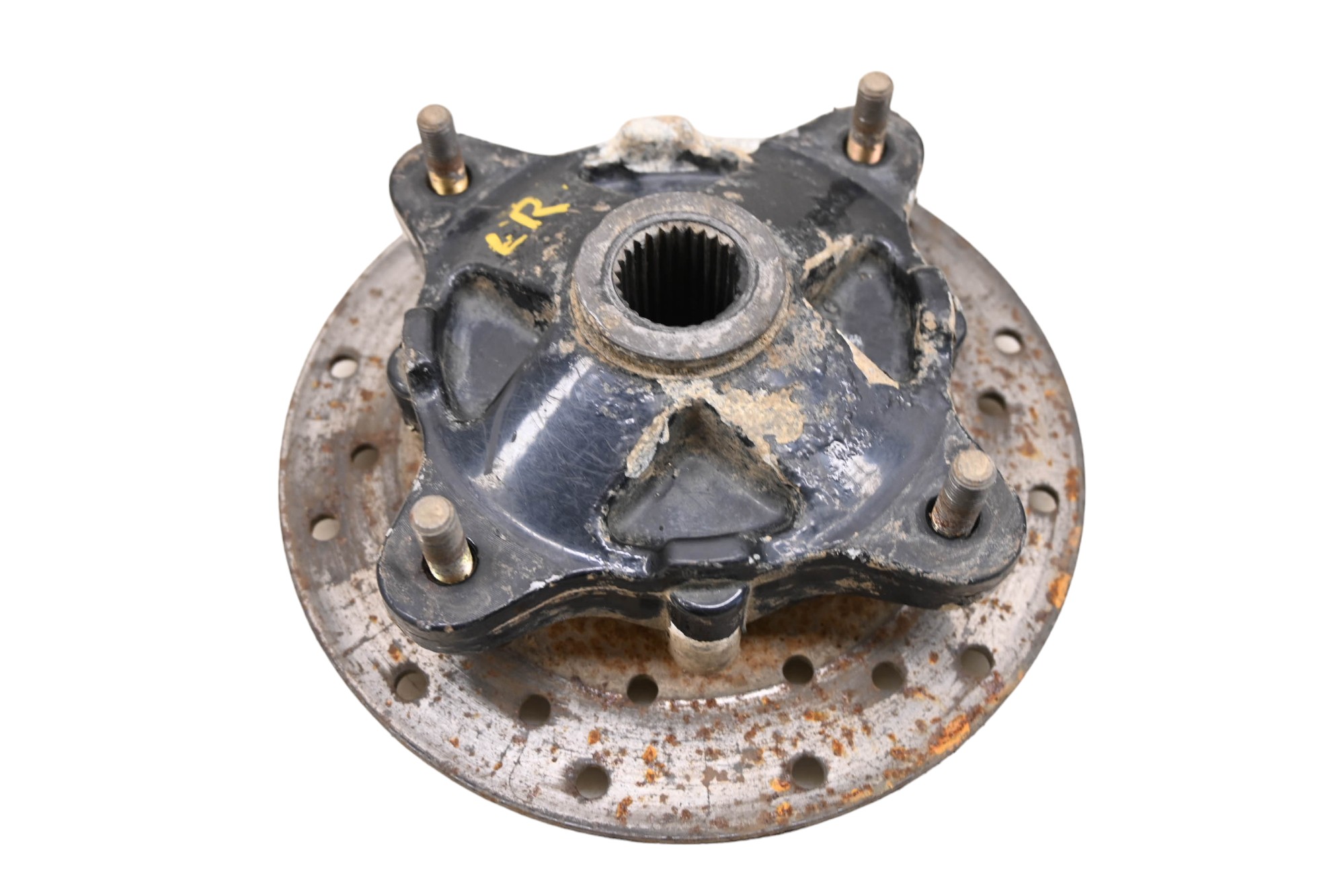 16 Polaris Ranger 800 6x6 Rear Right Wheel Hub & Rotor