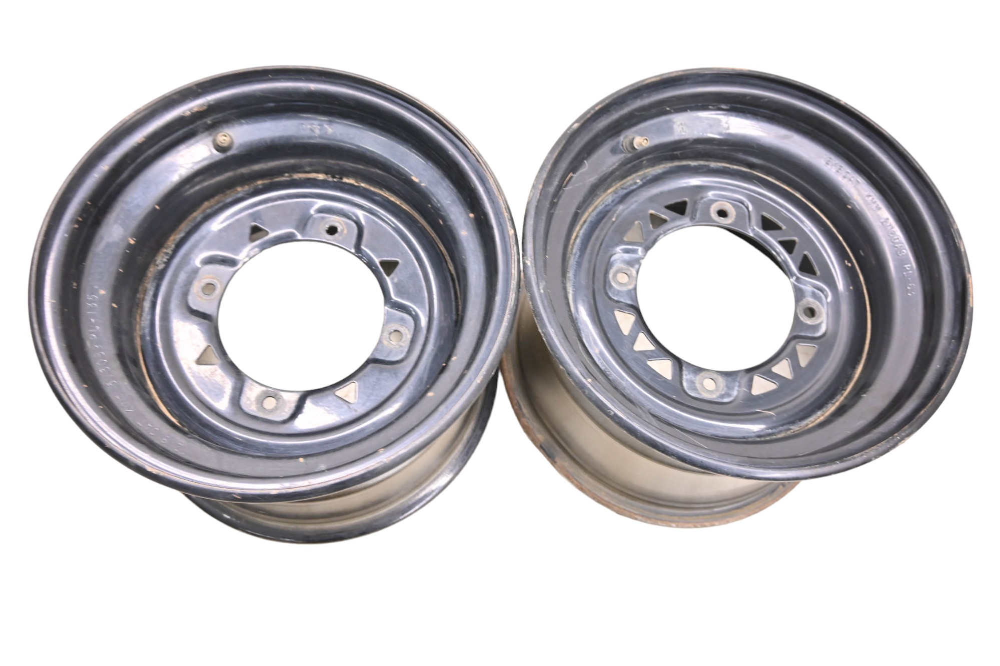 16 Polaris Ranger 800 6x6 Rear Wheels Rims 12X8 4/156