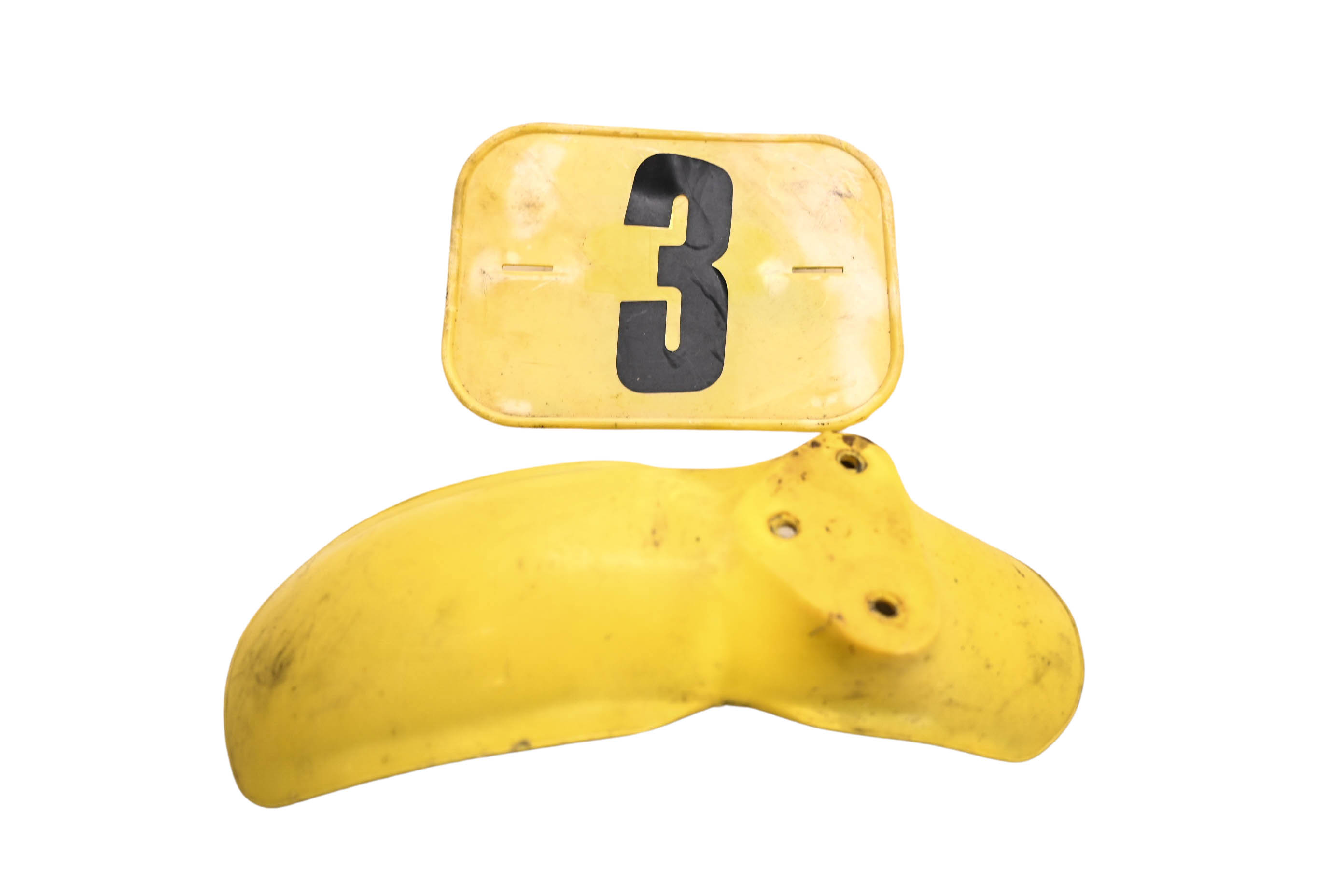 85 Suzuki JR50F Mini Front Fender & Number Plate Cover