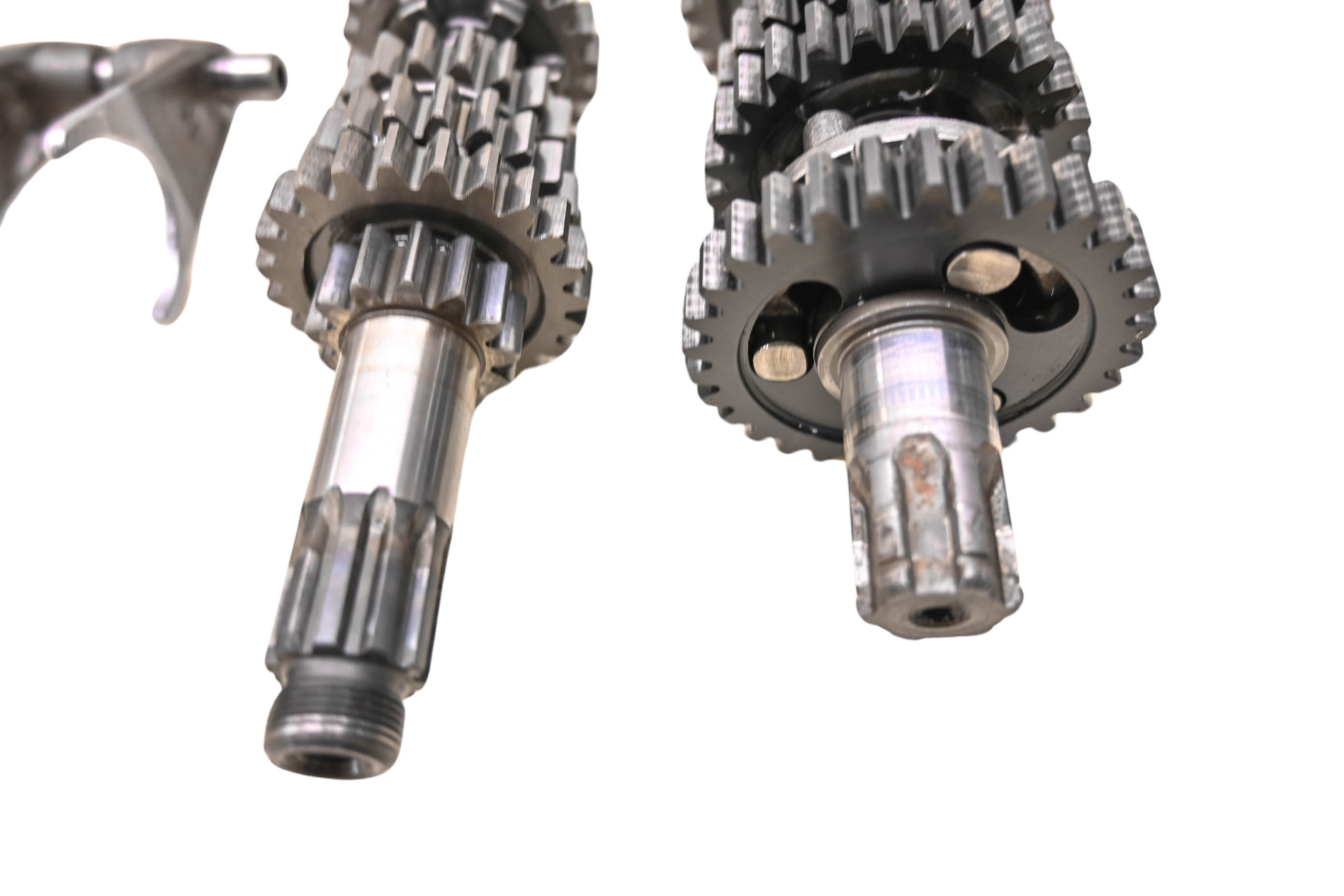 02 Kawasaki KX85 Transmission Shift Forks & Drum