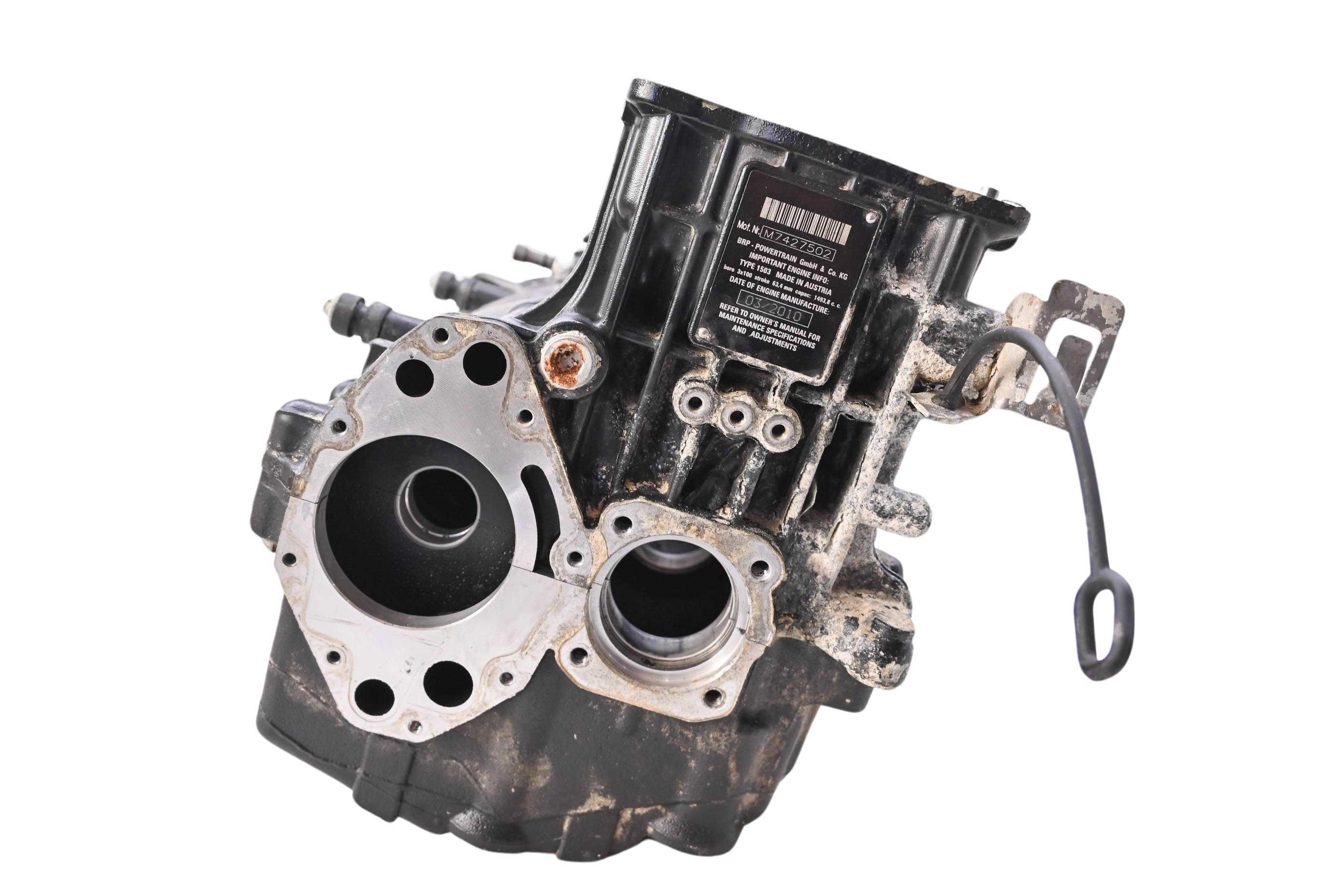 10 Sea-Doo RXT iS 260 Crankcase Center Crank Case & Cylinders