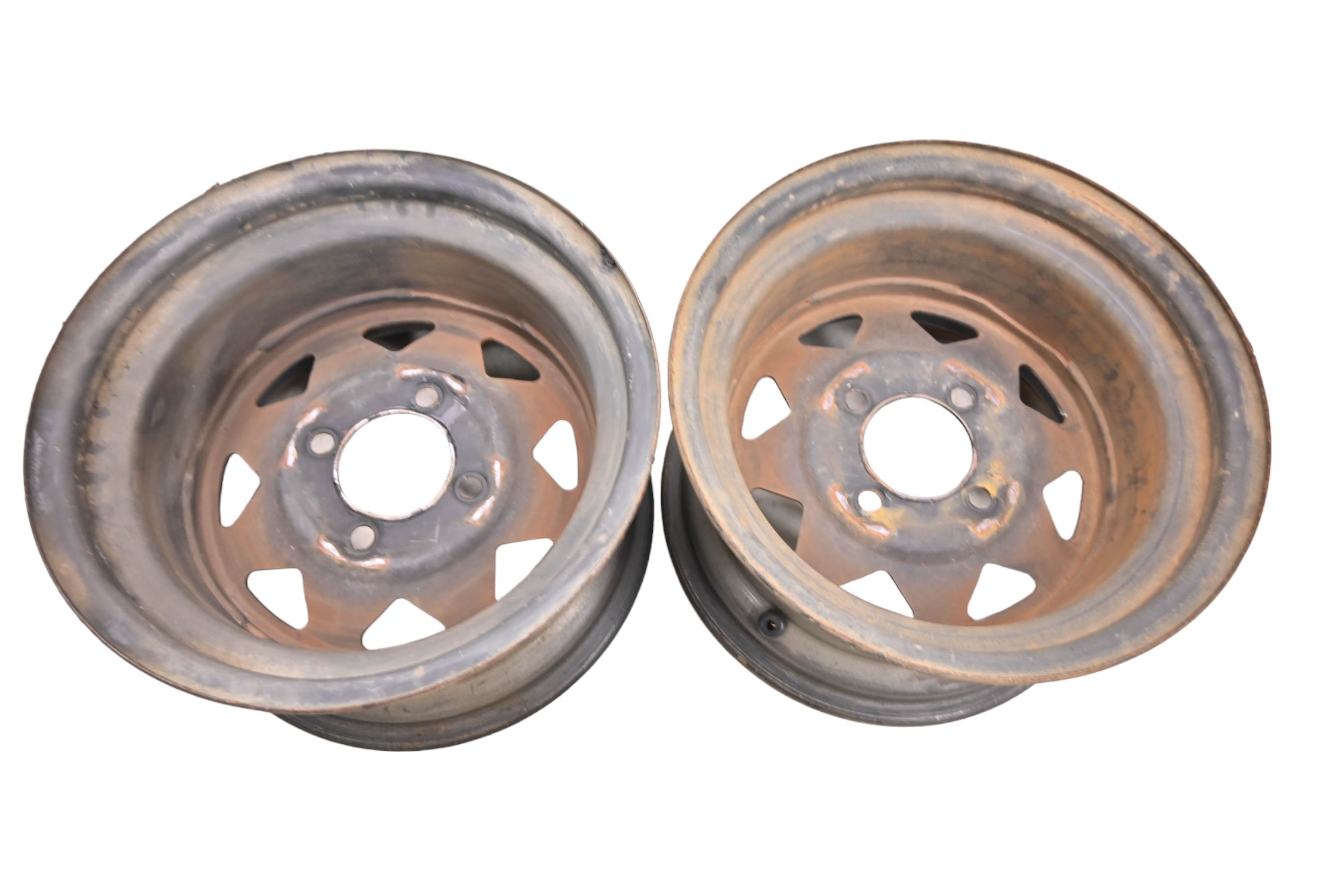 12 Gravely Treker 4x4 Front Wheels Rims 12X7 4/4