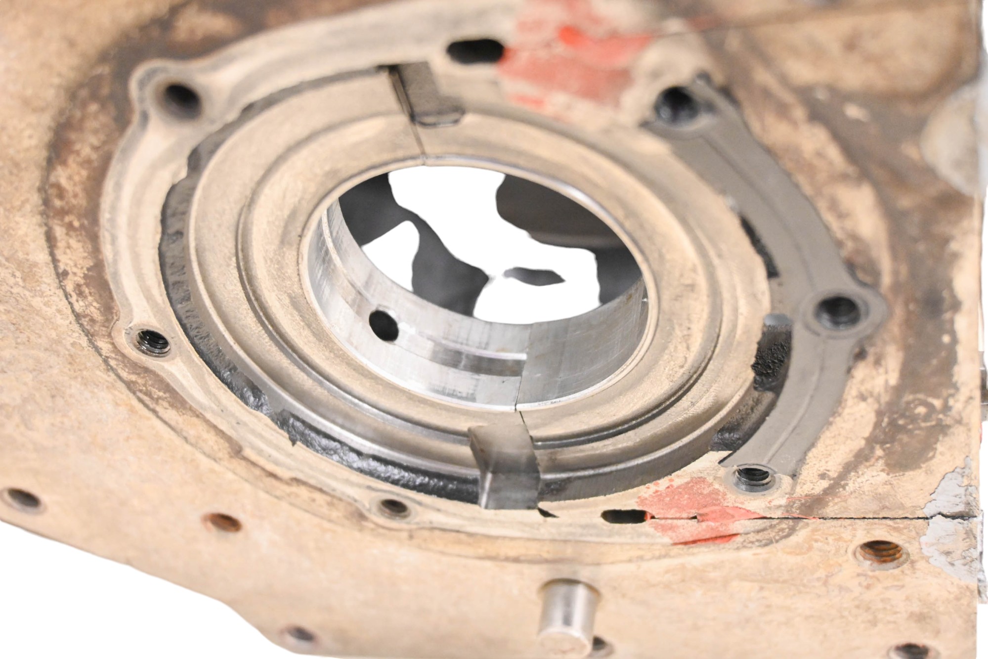 18 Cat CUV102D Crankcase Center Crank Case & Cylinders