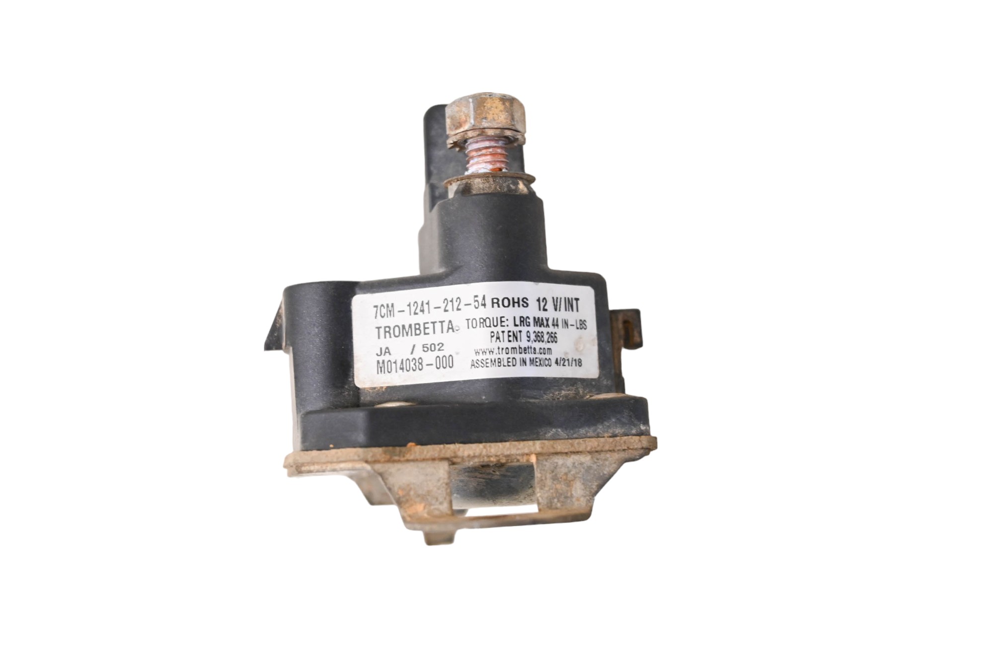 18 Cat CUV102D Starter Solenoid