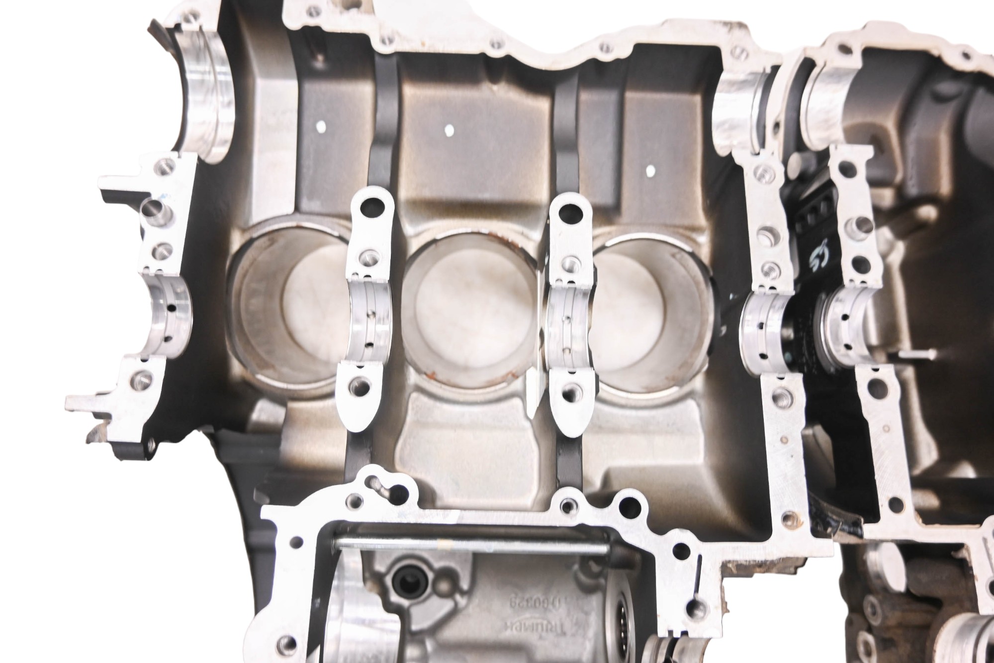 16 Triumph Tiger 800 XCx Crankcase Center Crank Case