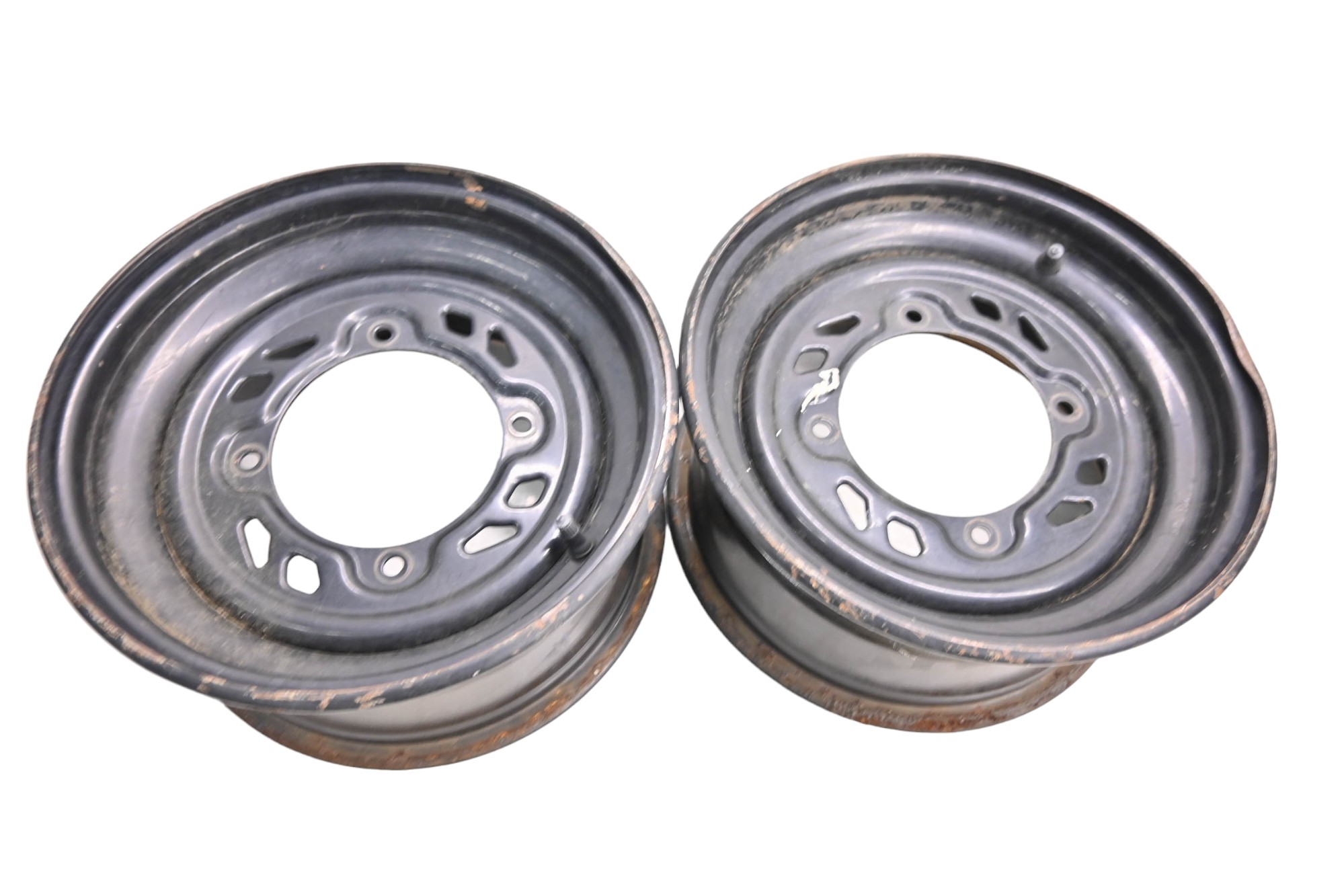 06 Polaris Hawkeye 300 4x4 Front Wheels Rims 12X6 4/156
