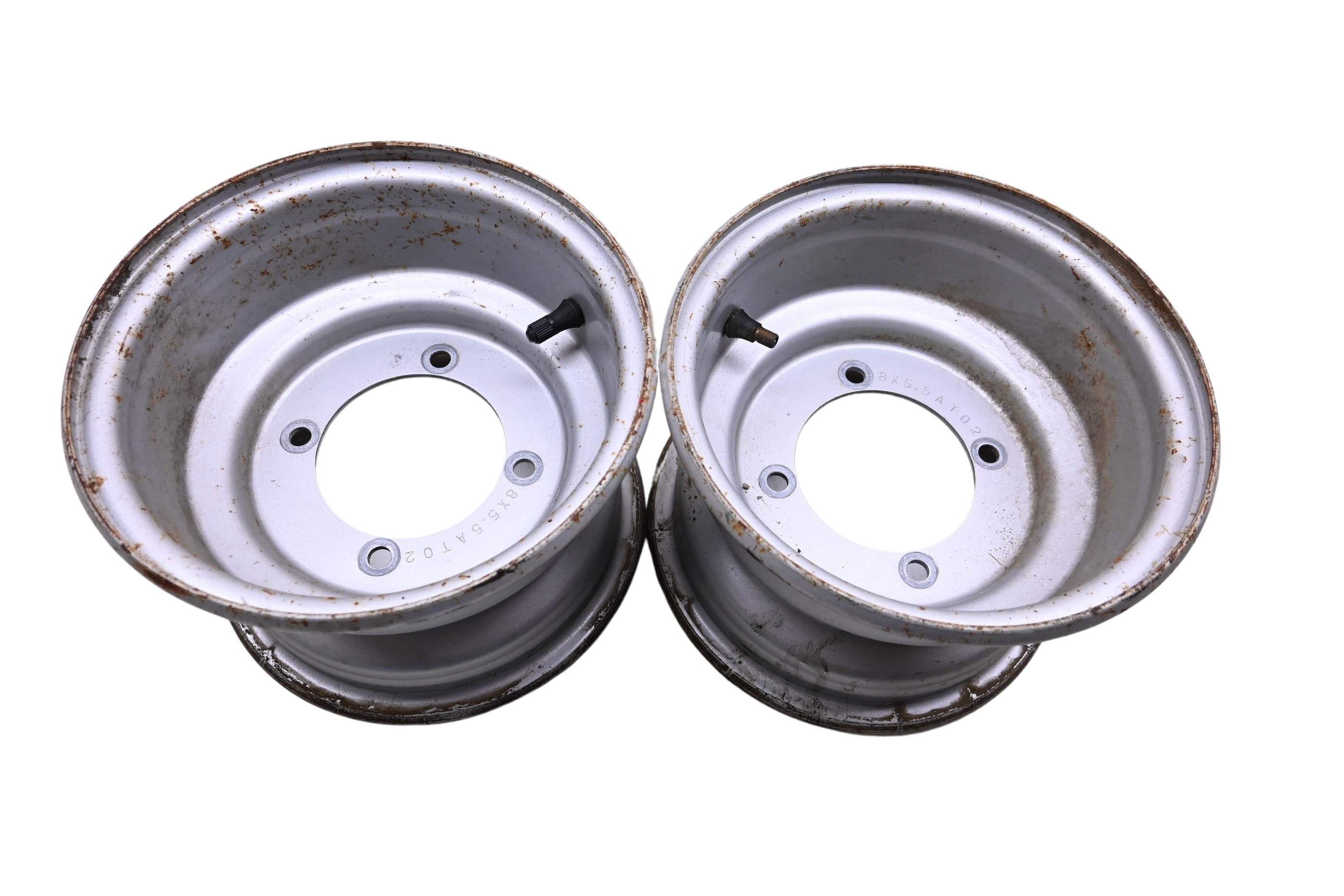 02 Polaris Scrambler 90 Front Wheels Rims 7X5.2 4/110
