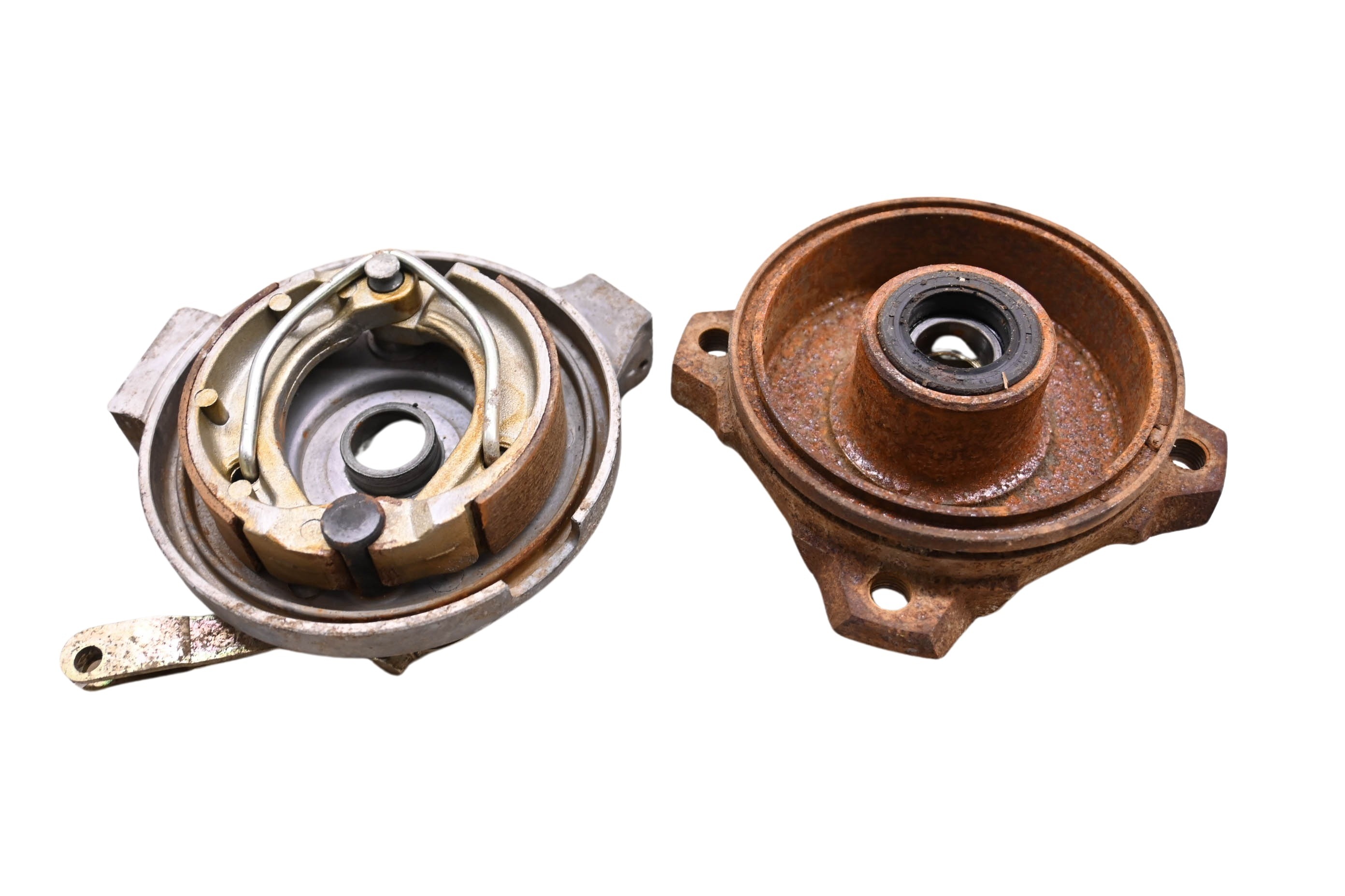 02 Polaris Scrambler 90 Front Left Brake Drum Assembly