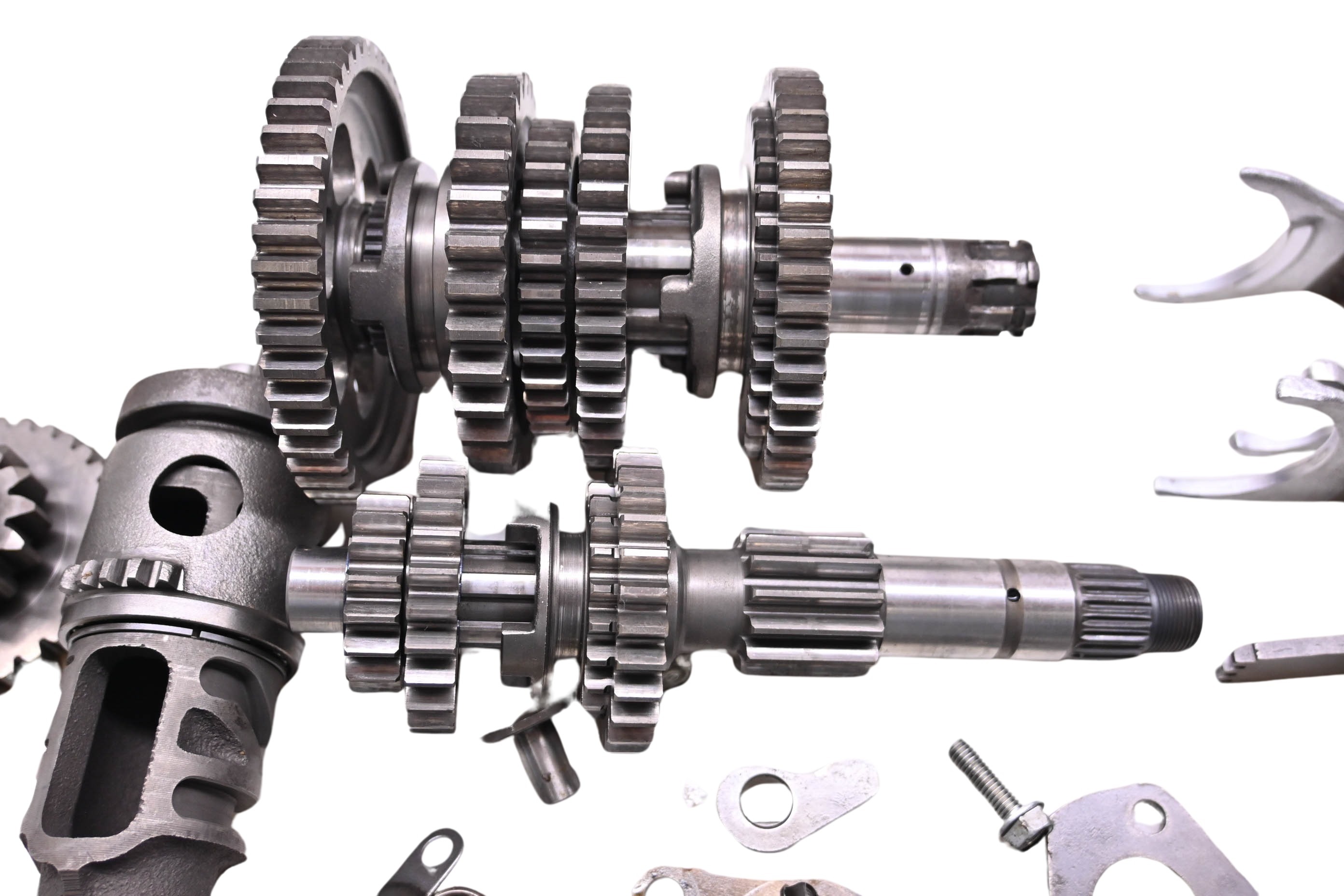 87 Honda TRX250X Transmission Shift Forks & Drum