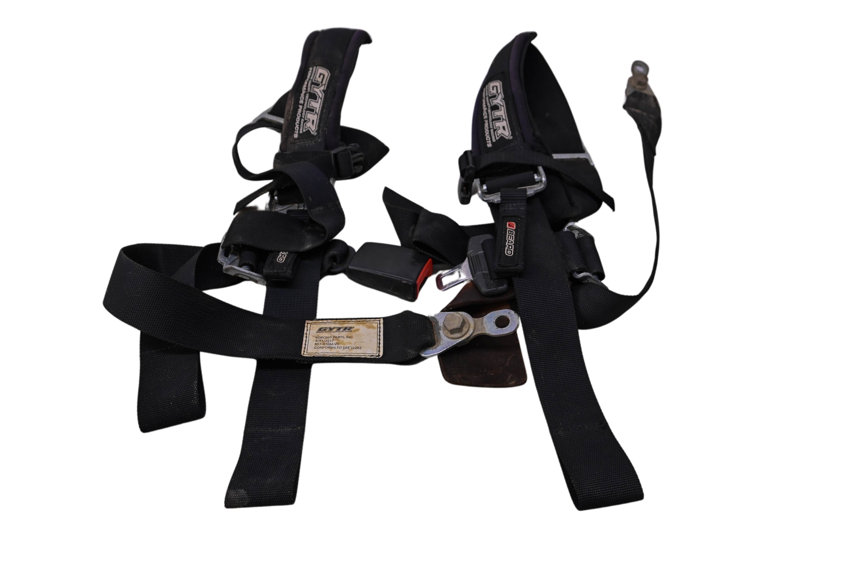 17 Yamaha YXZ1000R Passenger Seat Belt Assembly Harness GYTR