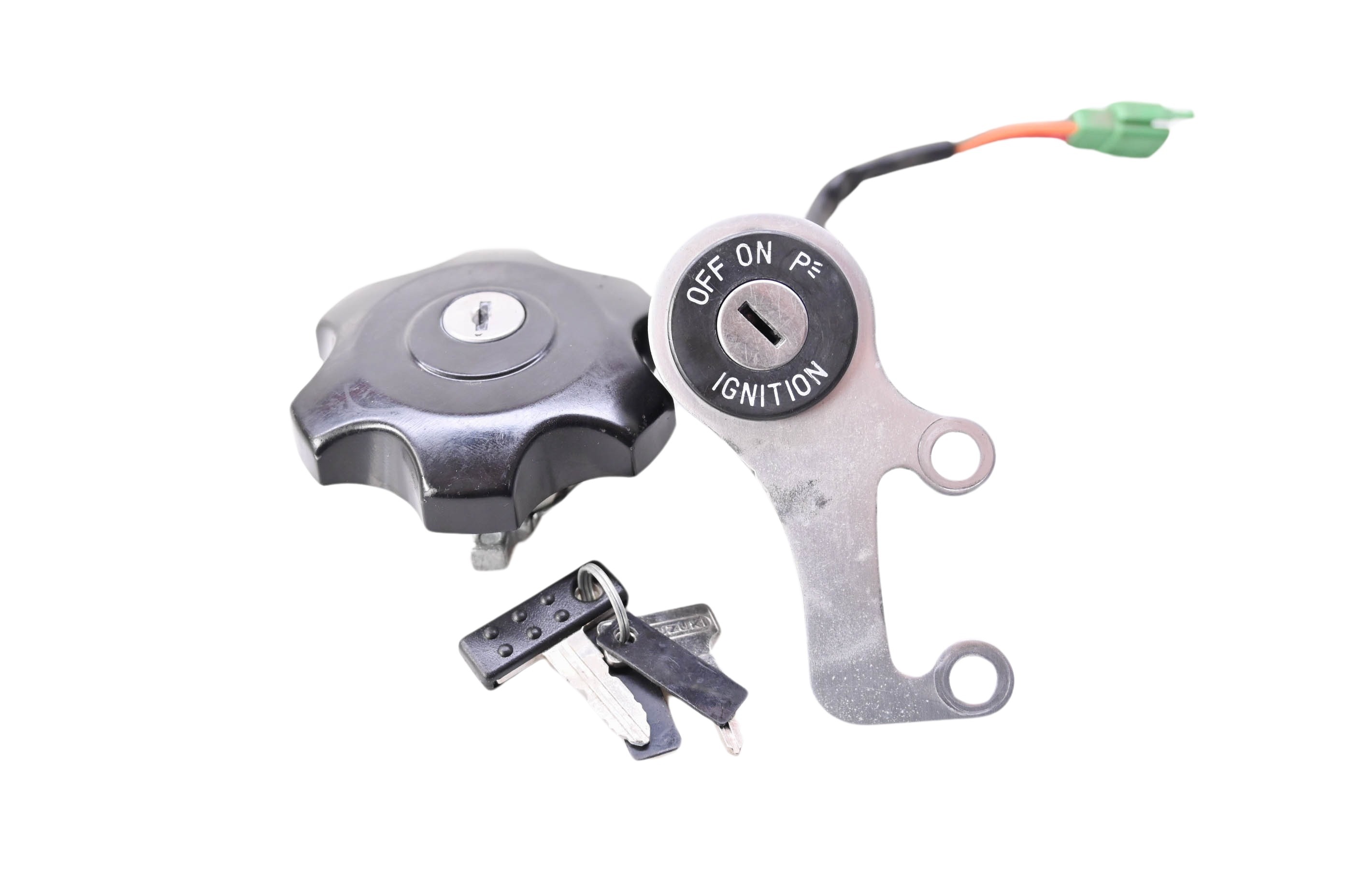 15 Suzuki DRZ400SM Key Switch & Gas Cap