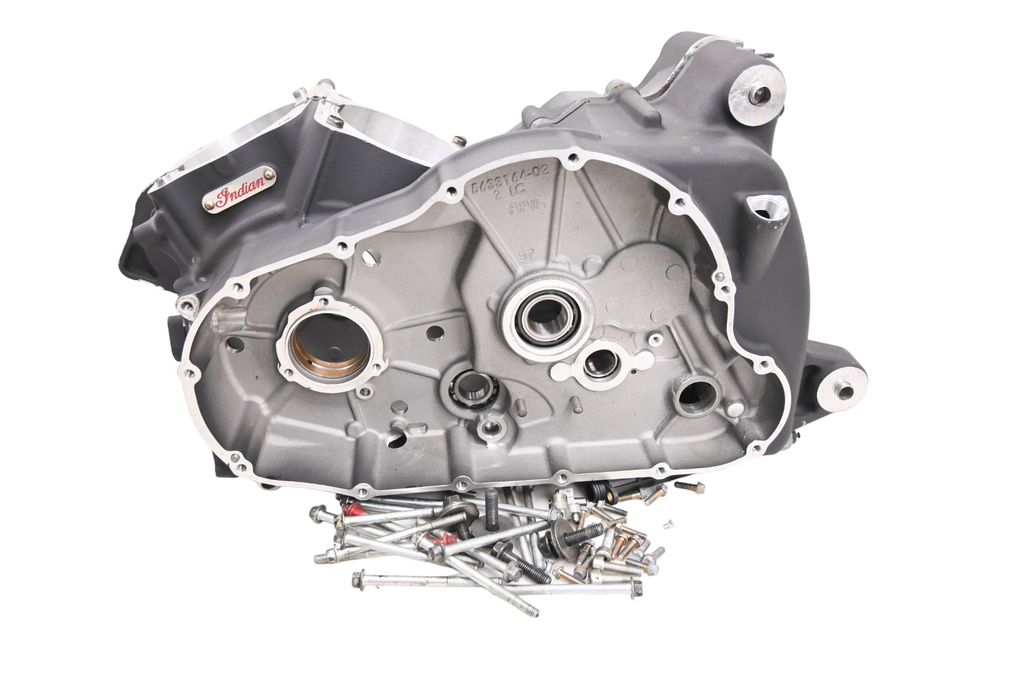 16 Indian Chieftain Dark Horse Crankcase Center Crank Case