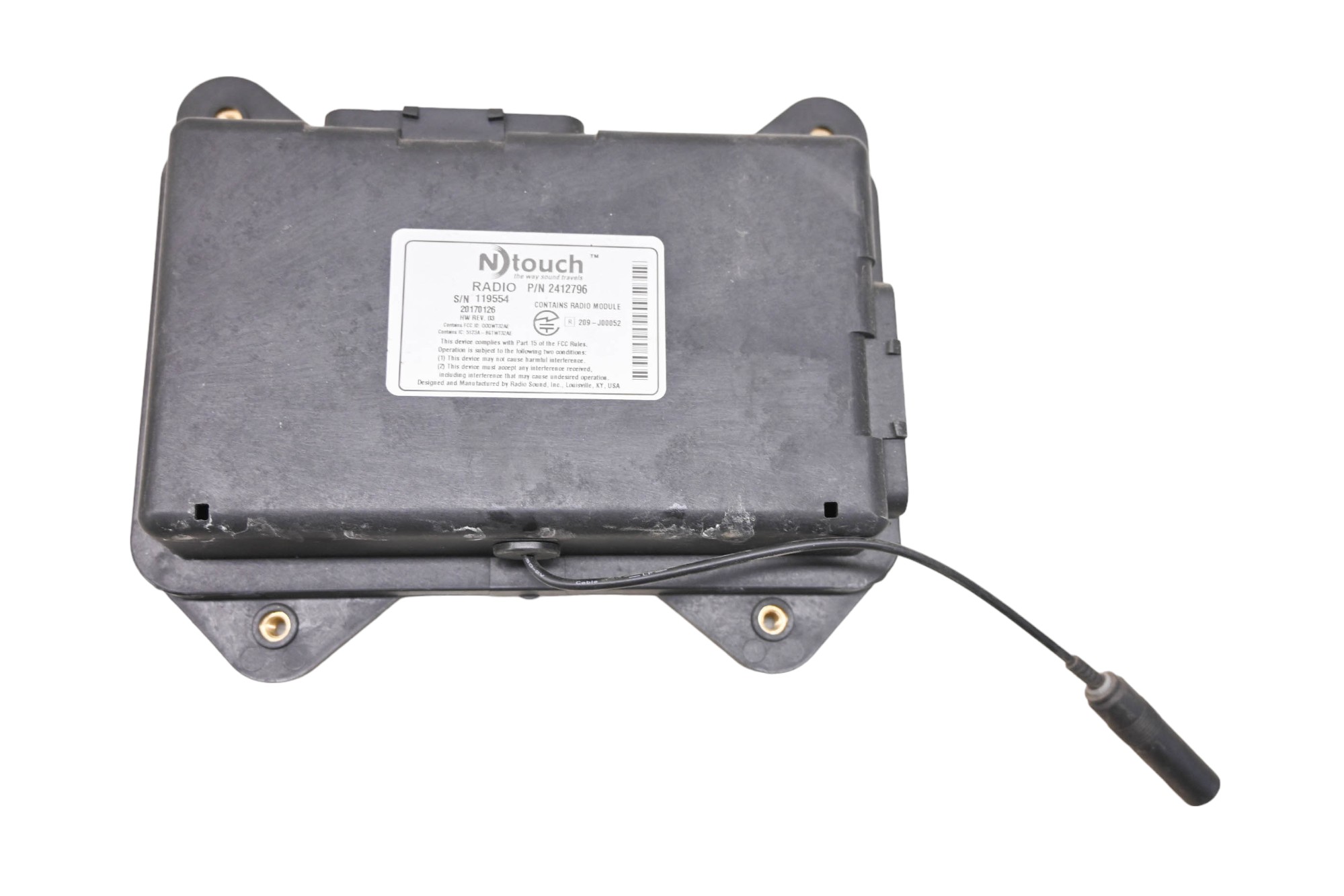 17 Polaris Slingshot SL Radio Control Unit Ecu