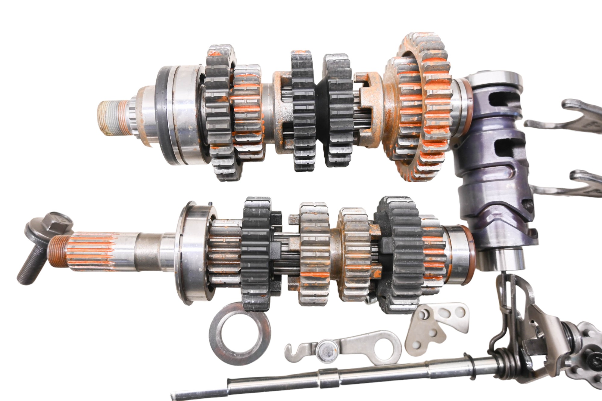 23 Yamaha MT-03 Transmission Shift Forks & Drum