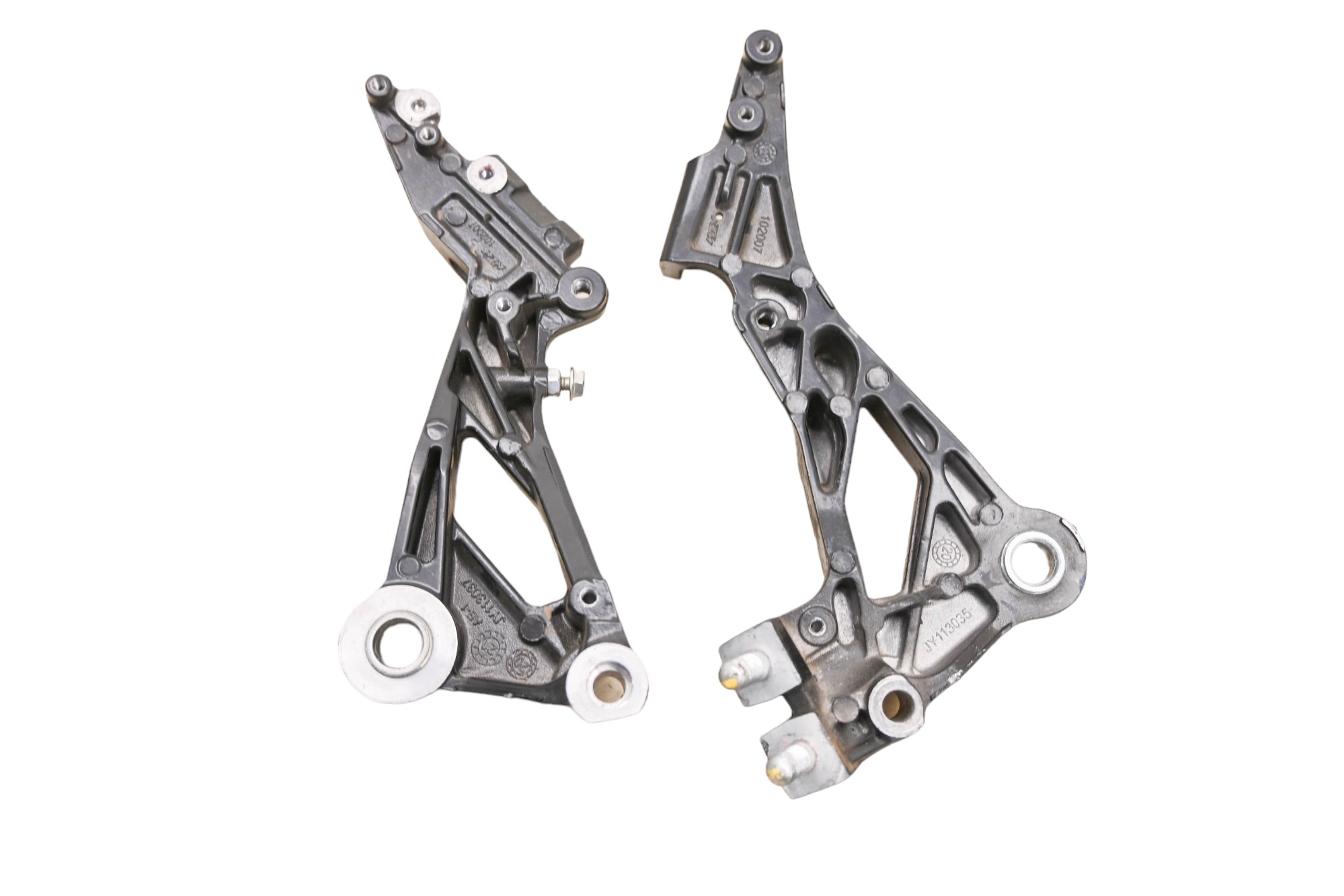 23 KTM 390 RC Foot Peg Brackets Mounts