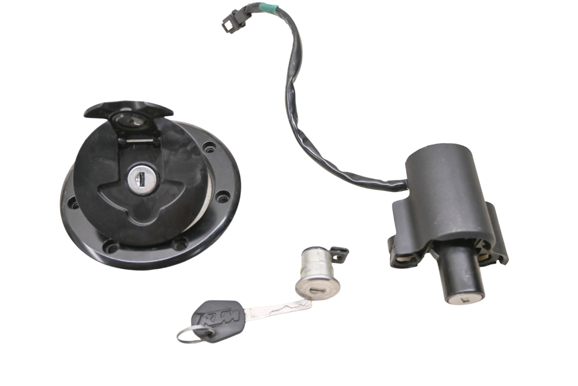 23 KTM 390 RC Key Switch Lock & Gas Cap